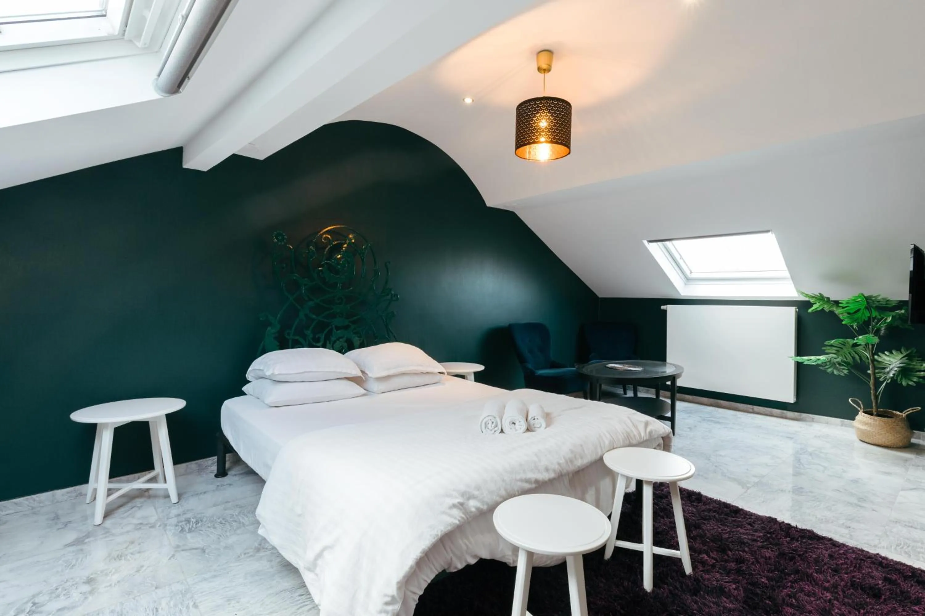 Bed in Hotel Riad Nour