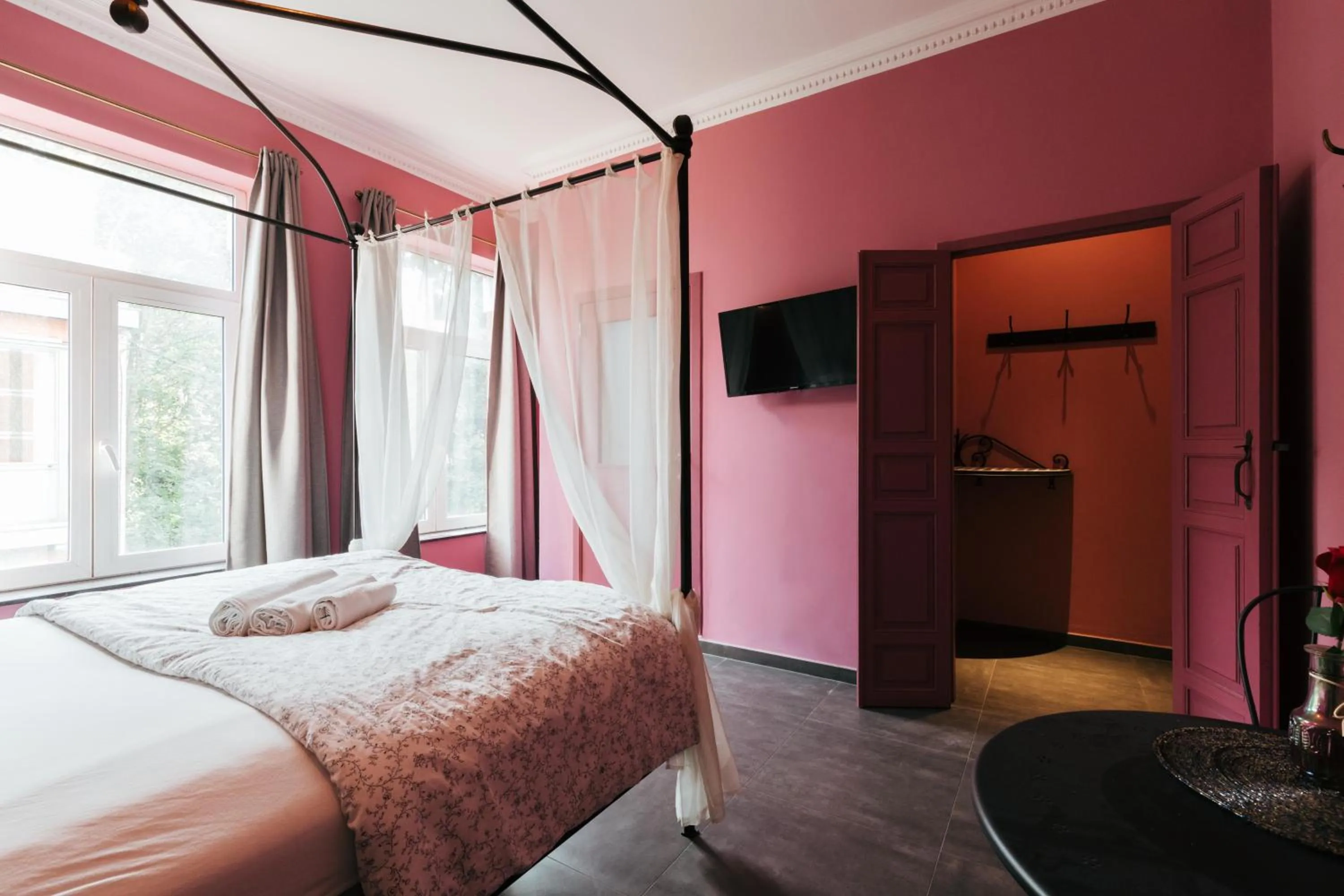 Bed in Hotel Riad Nour