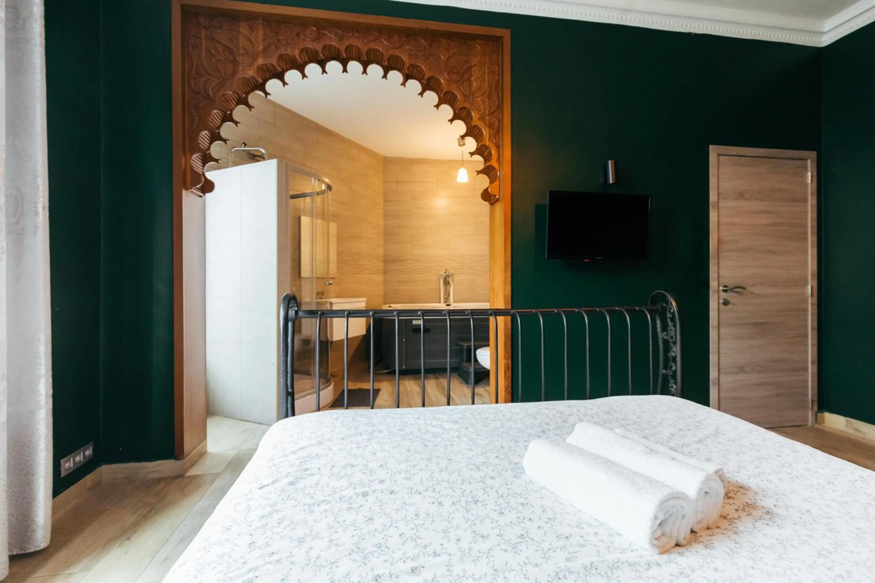 Bed in Hotel Riad Nour