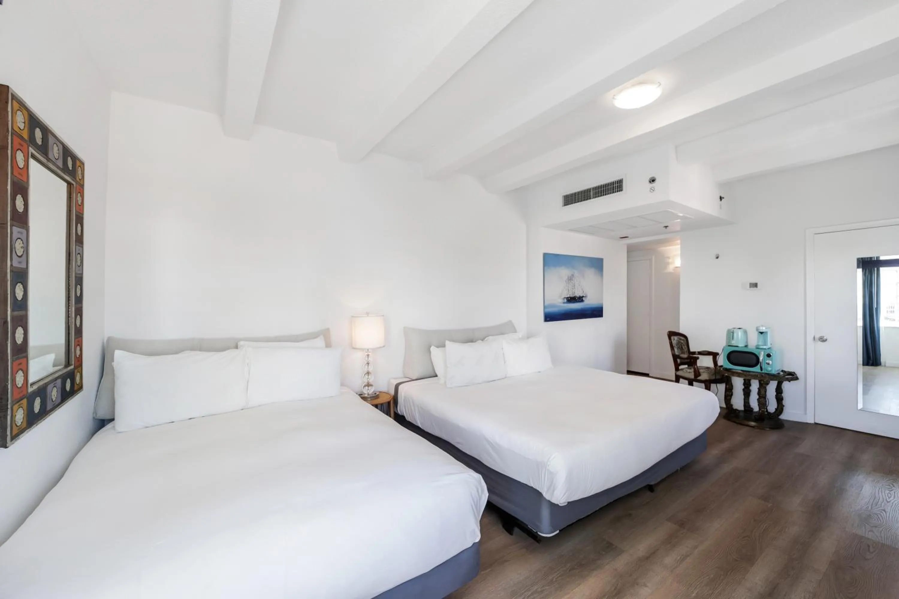 Bed in Ocean Spray Hotel