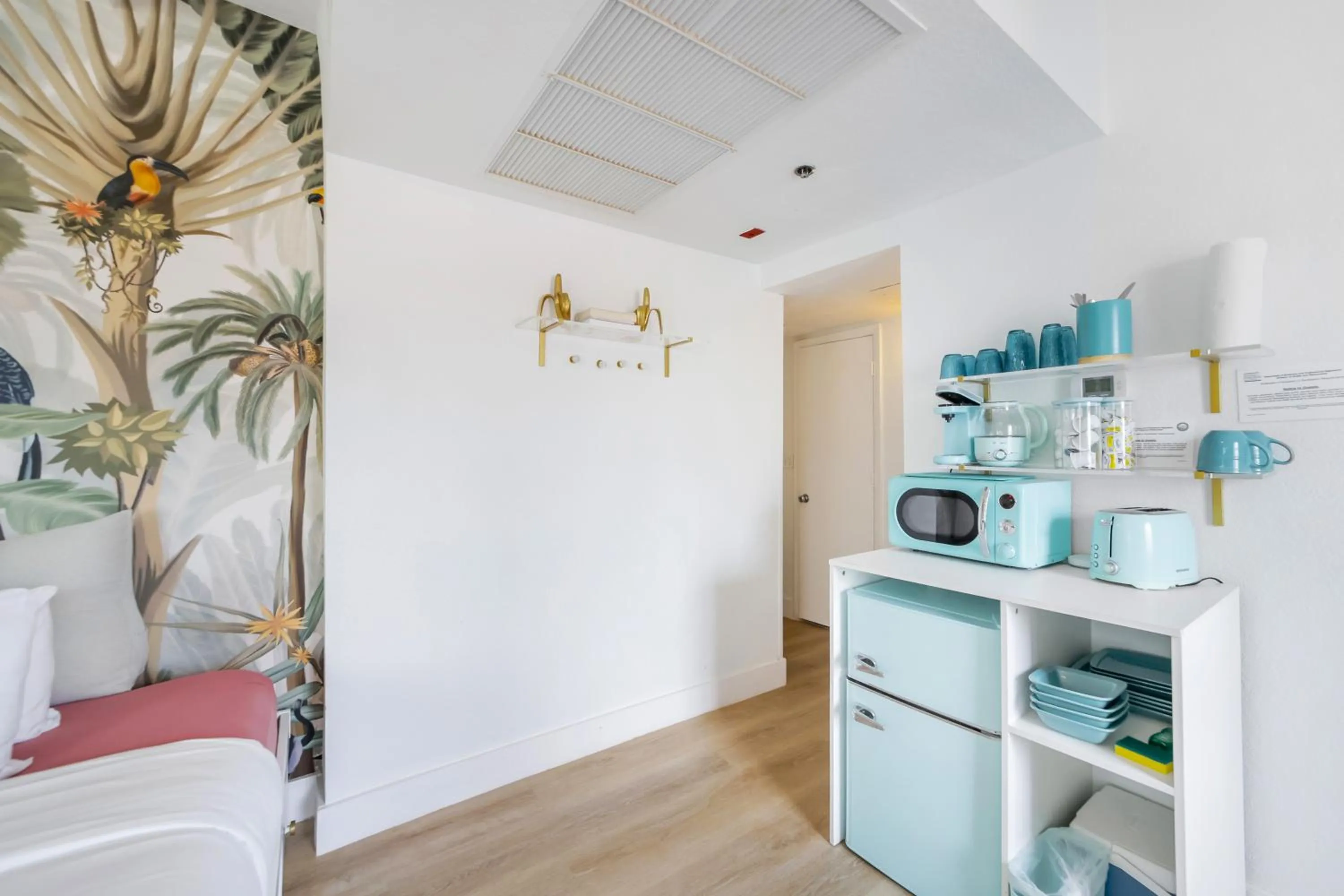 Bed in Ocean Spray Hotel