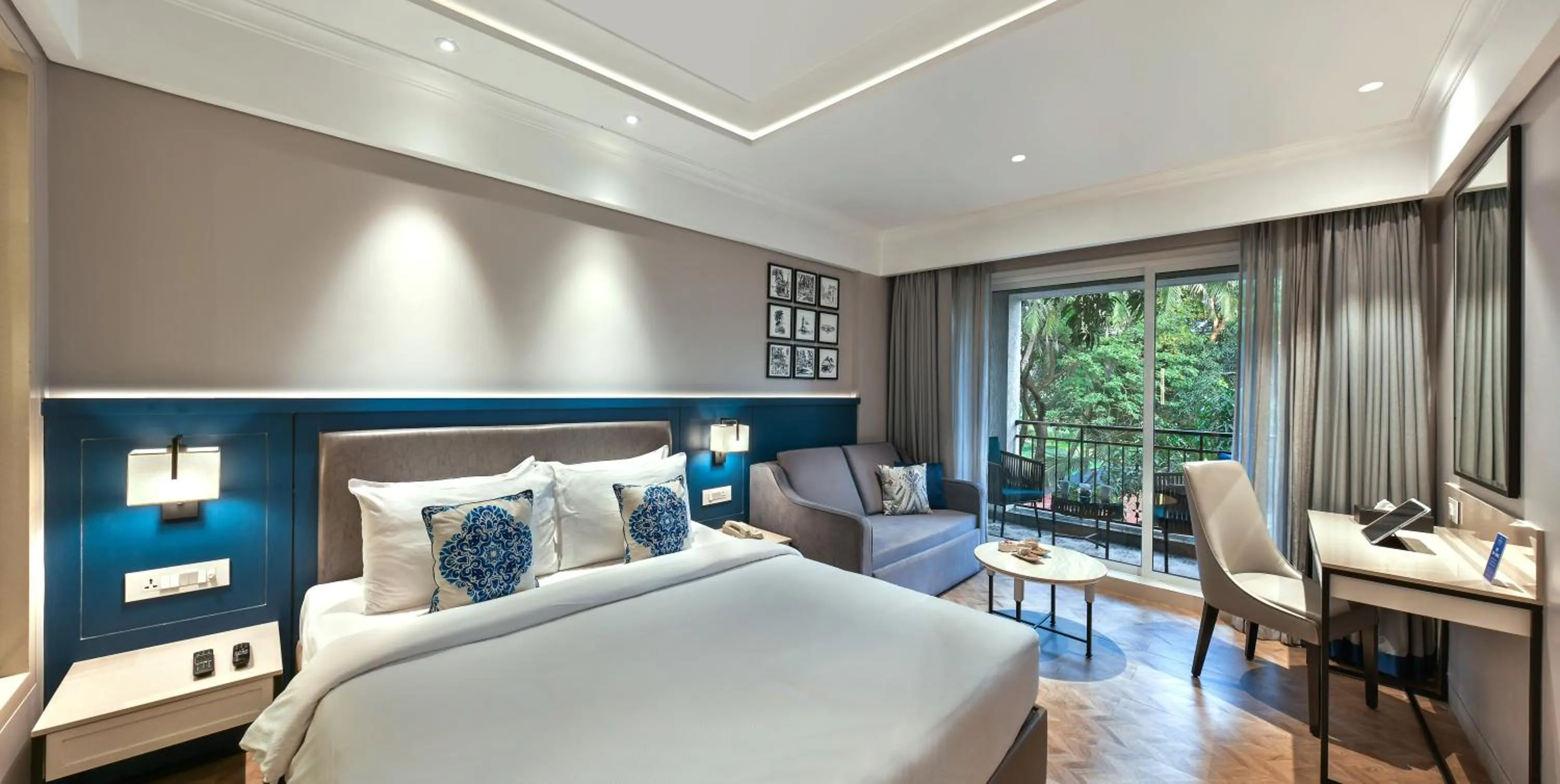 Bed in Meritas Auberge Calangute Goa