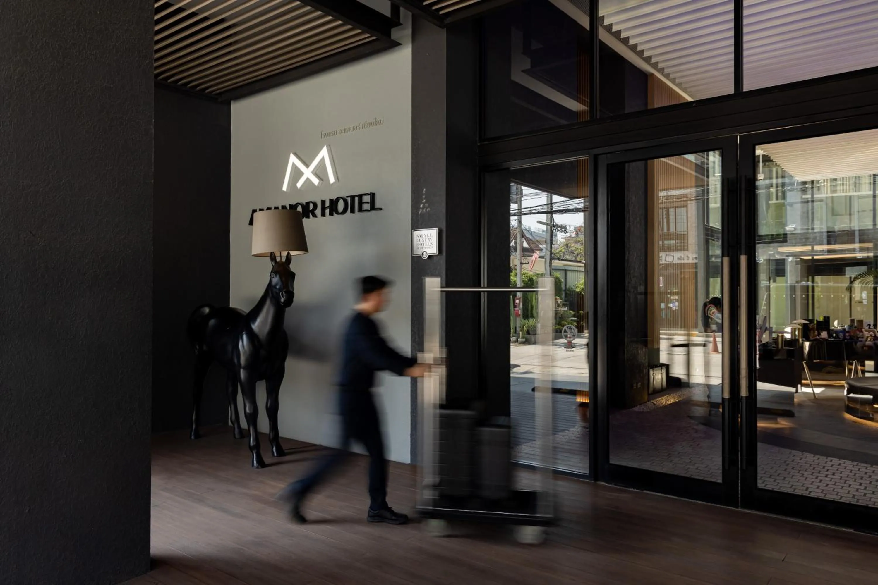 Facade/entrance in AMANOR Hotel Chiang Mai