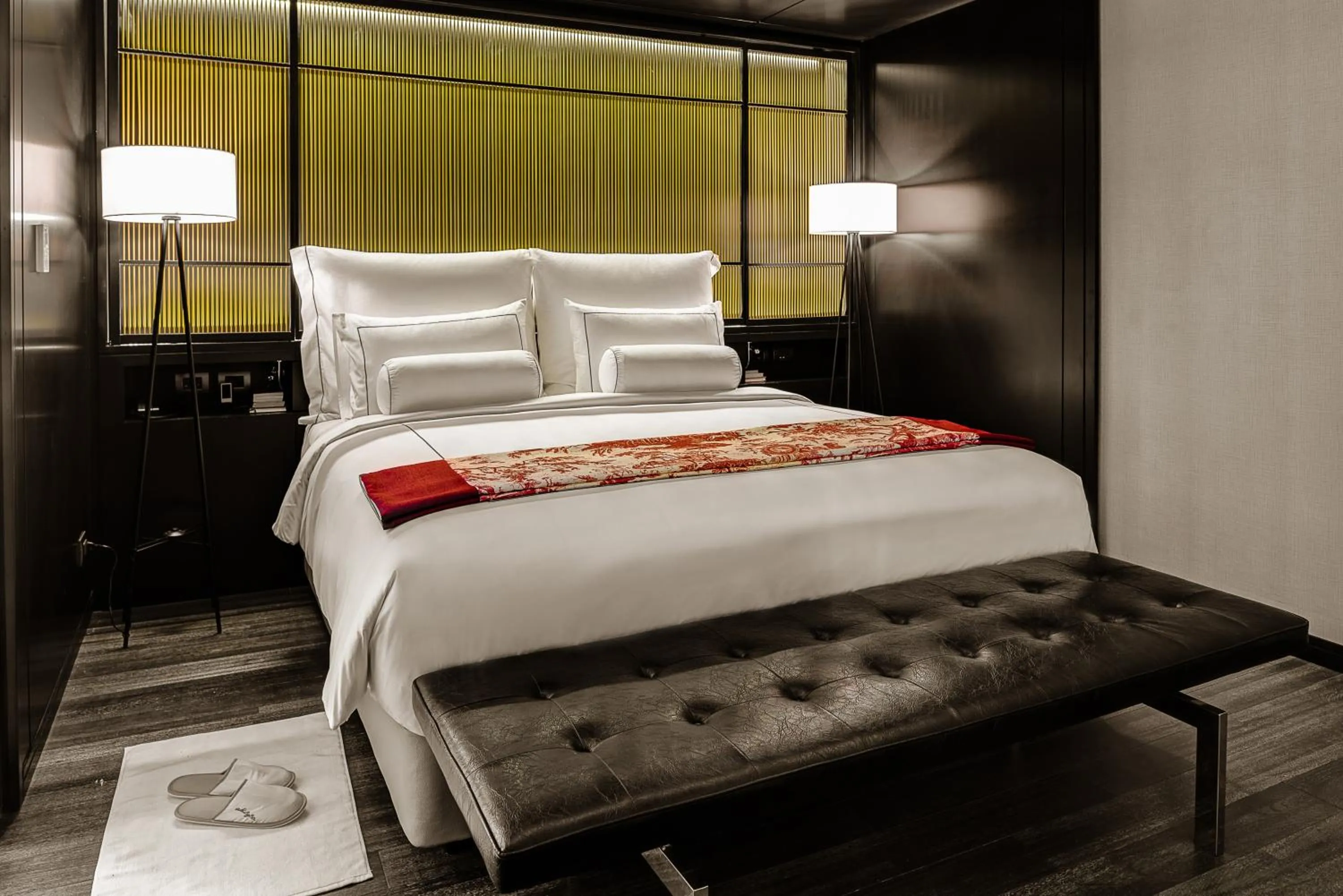 Bed in AMANOR Hotel Chiang Mai