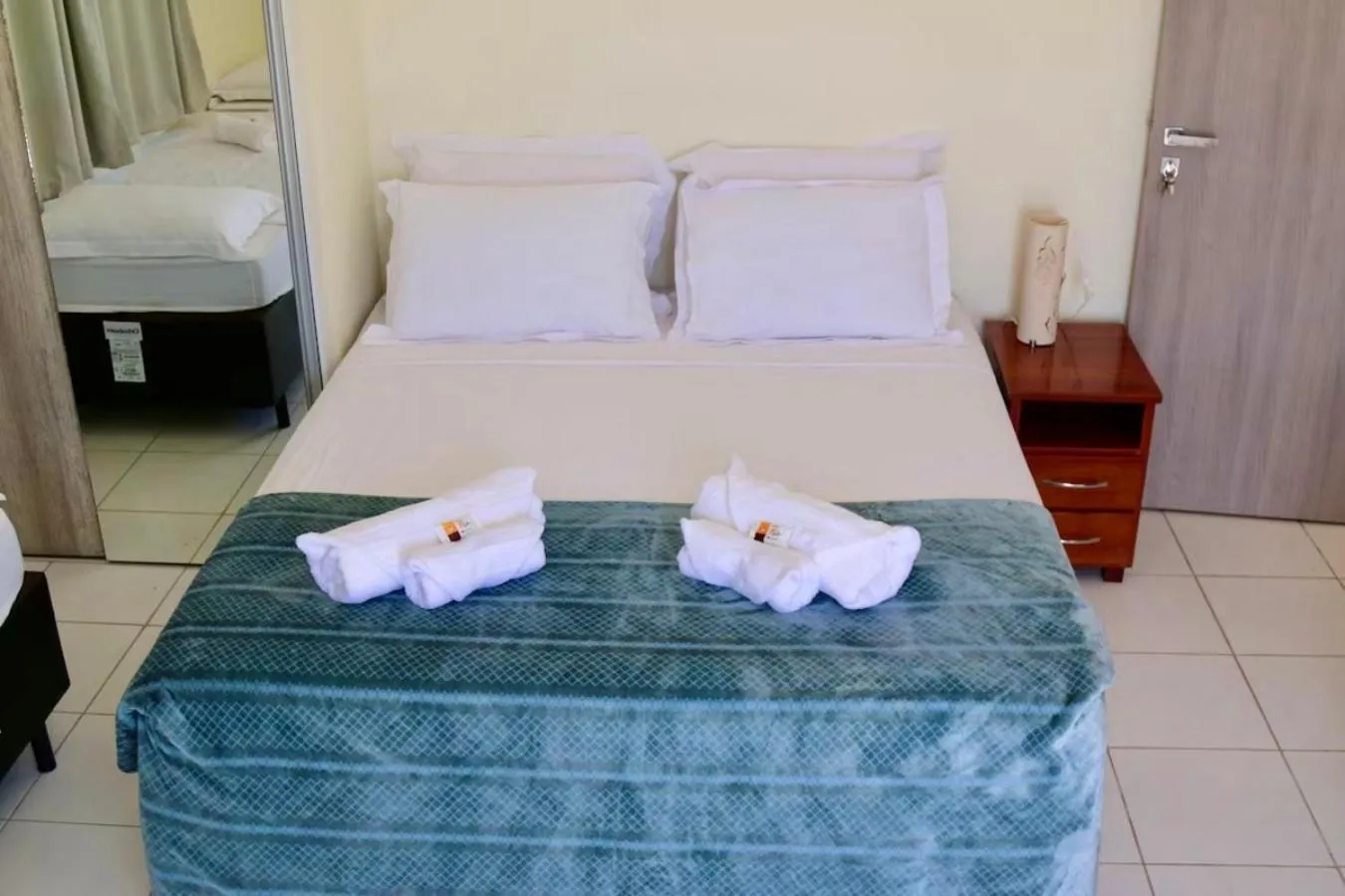 Bed in Hotel Villa Roma Beach Cumbuco