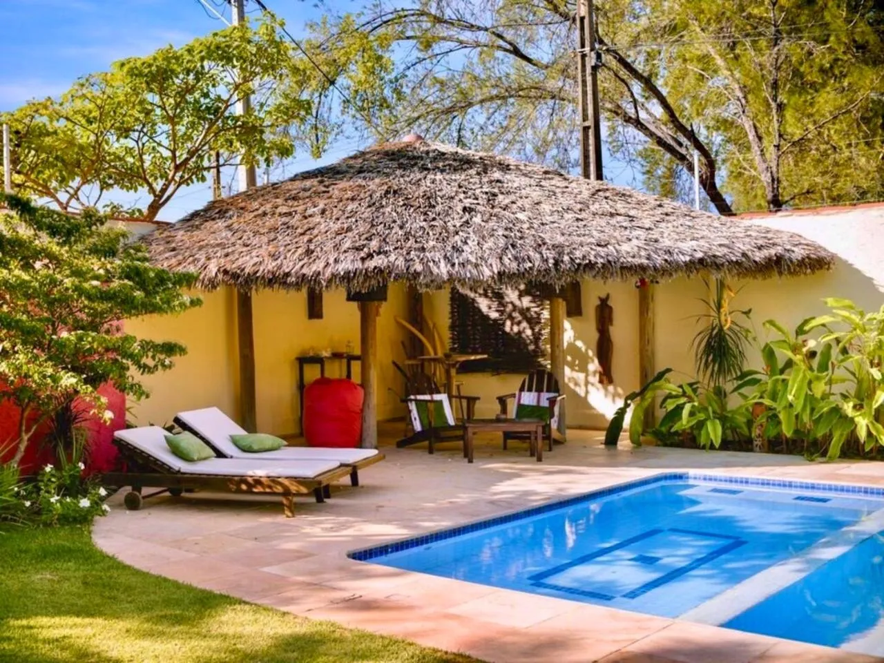 Swimming pool in Hotel Villa Roma Beach Cumbuco