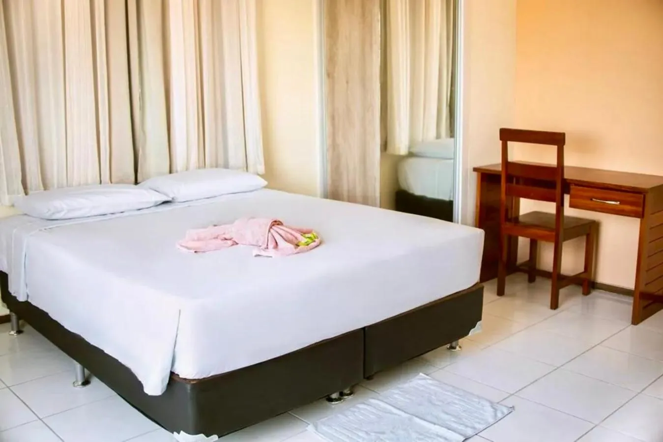 Bed in Hotel Villa Roma Beach Cumbuco