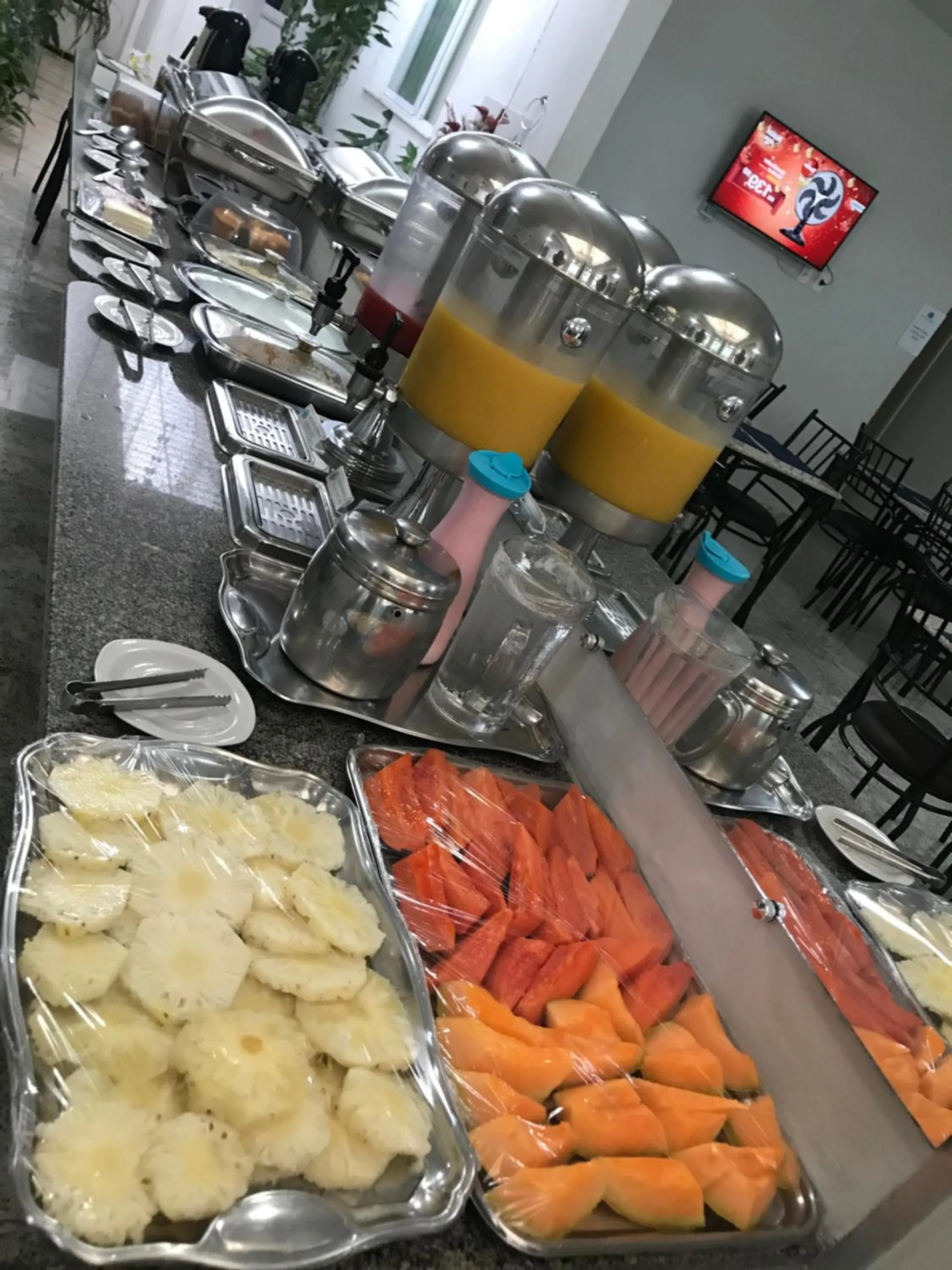 Breakfast in Mares de Iracema Residence Hotel