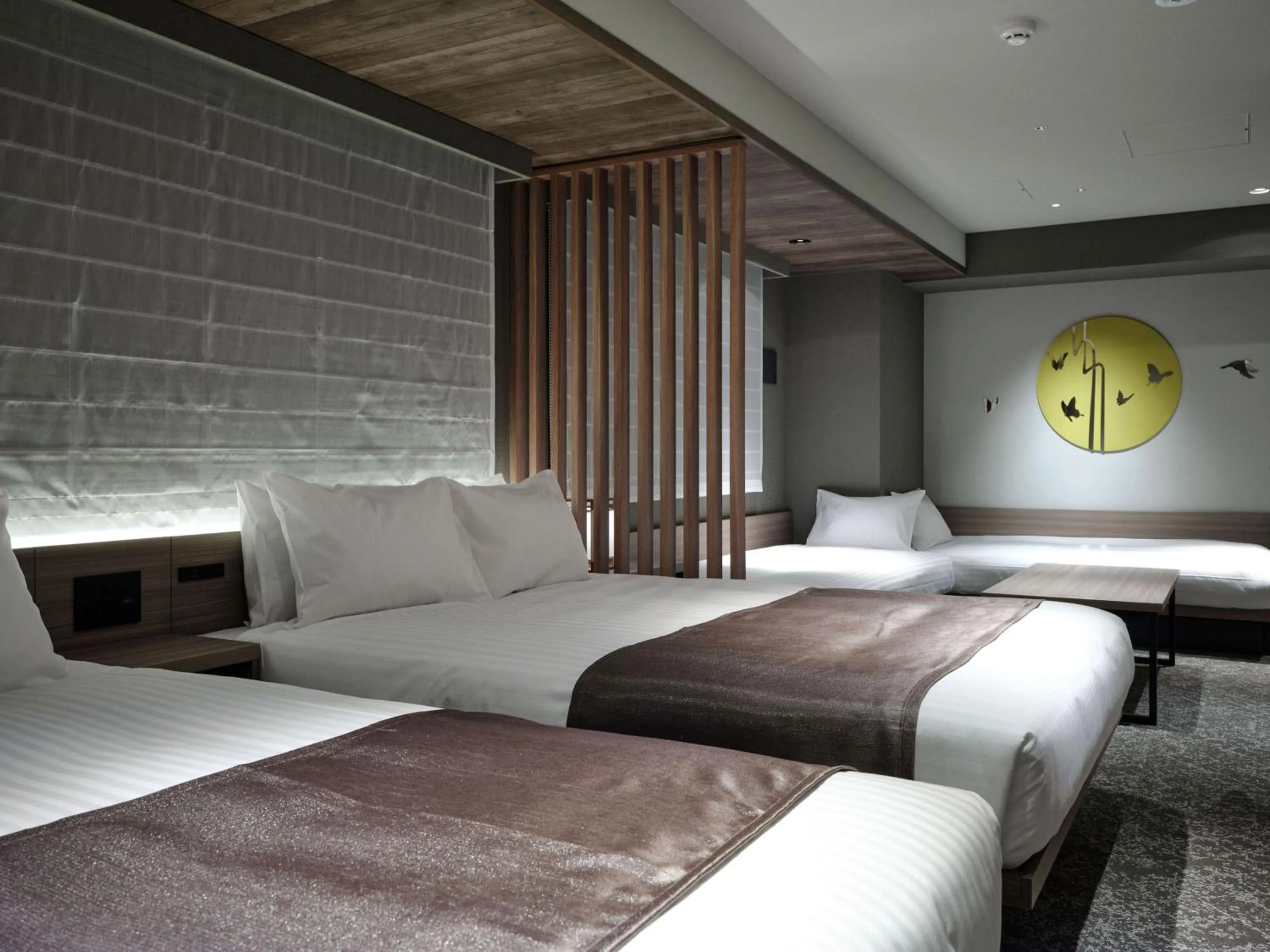 Bed in MONday Apart Premium Kyoto Sta Kamogawa