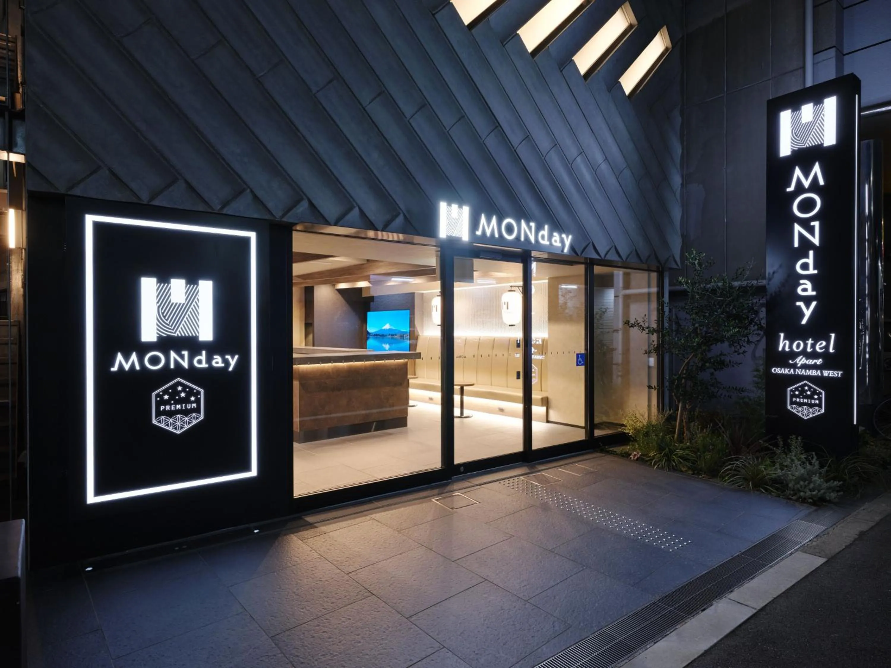 Property building in MONday Apart Premium OSAKA NAMBA WEST