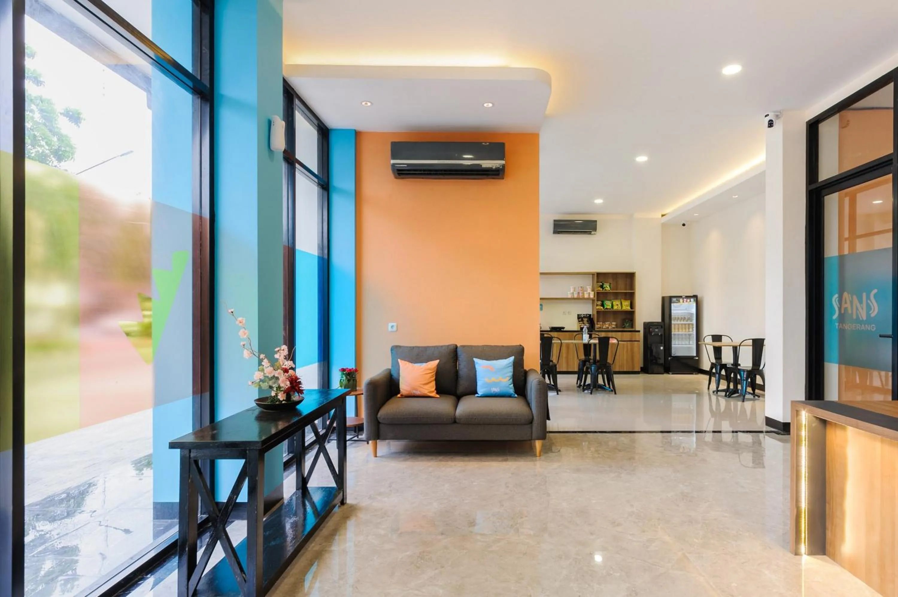 Seating area in Sans Max Living Tangerang