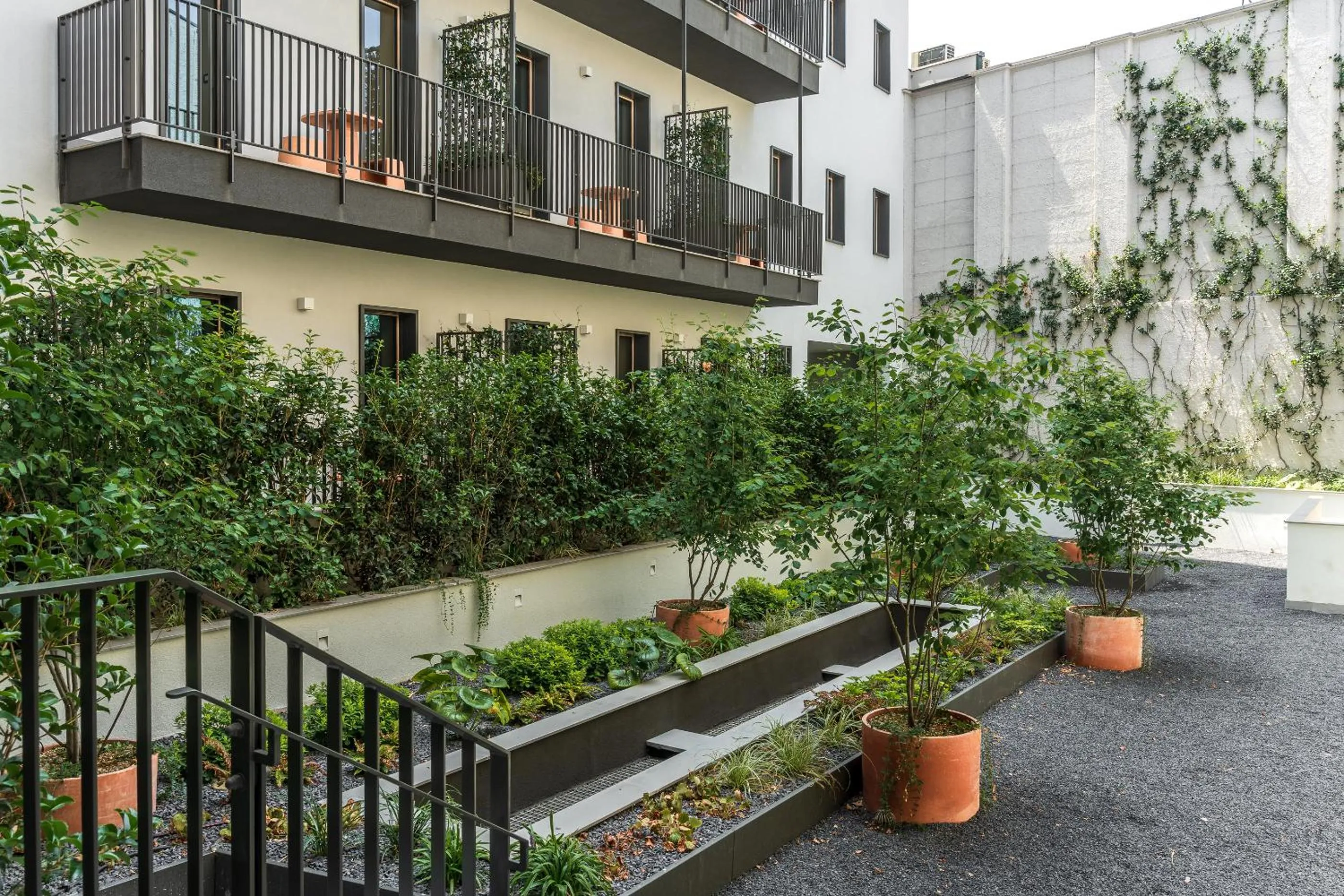 Garden in Hotel Calimala Milano