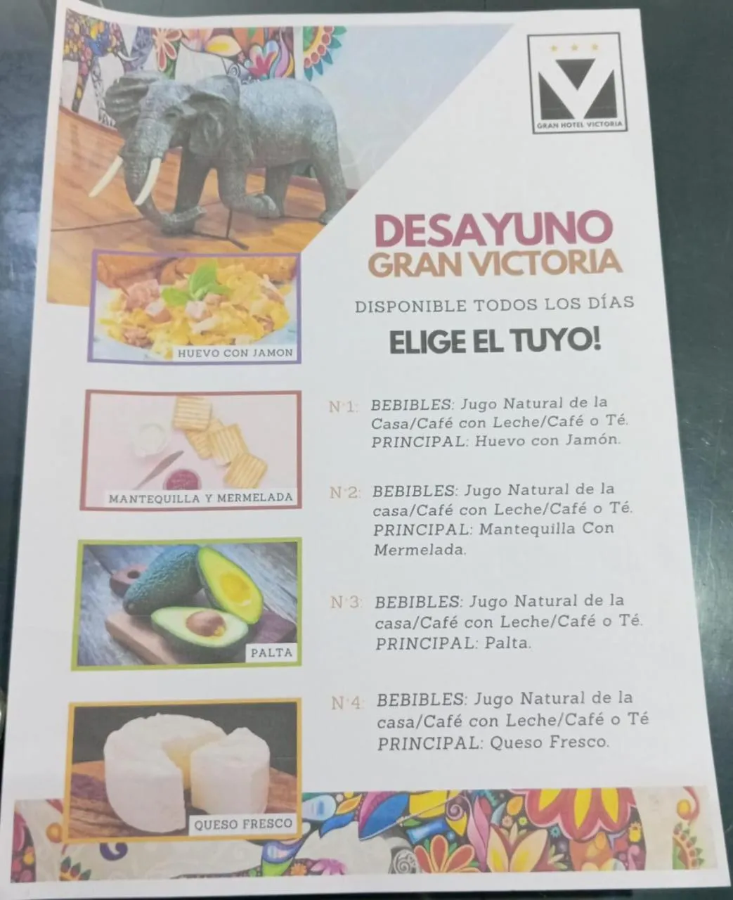 Breakfast in Gran Hotel Victoria