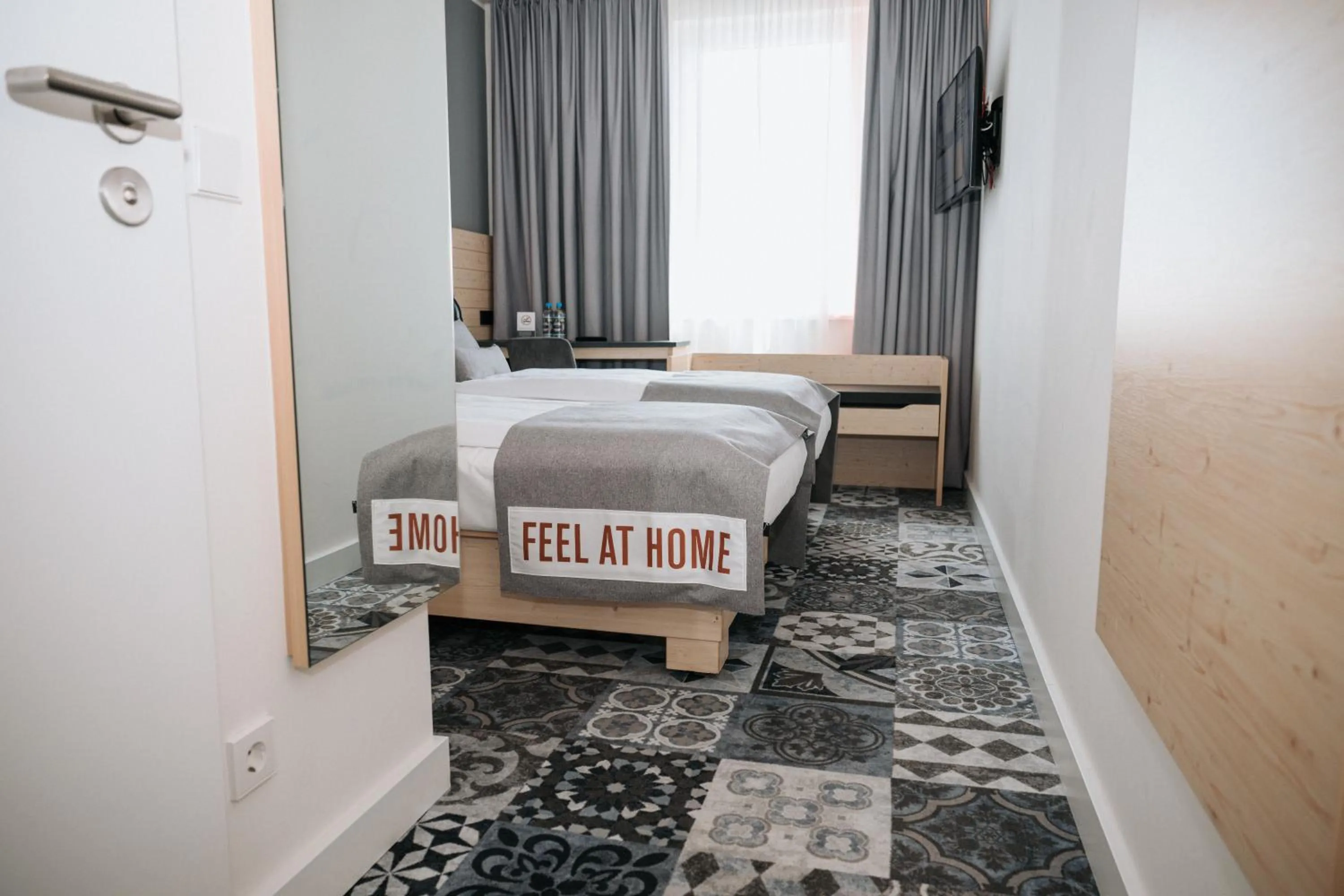 Photo of the whole room, Bed in Coffee Fellows Hotel München-Freiham