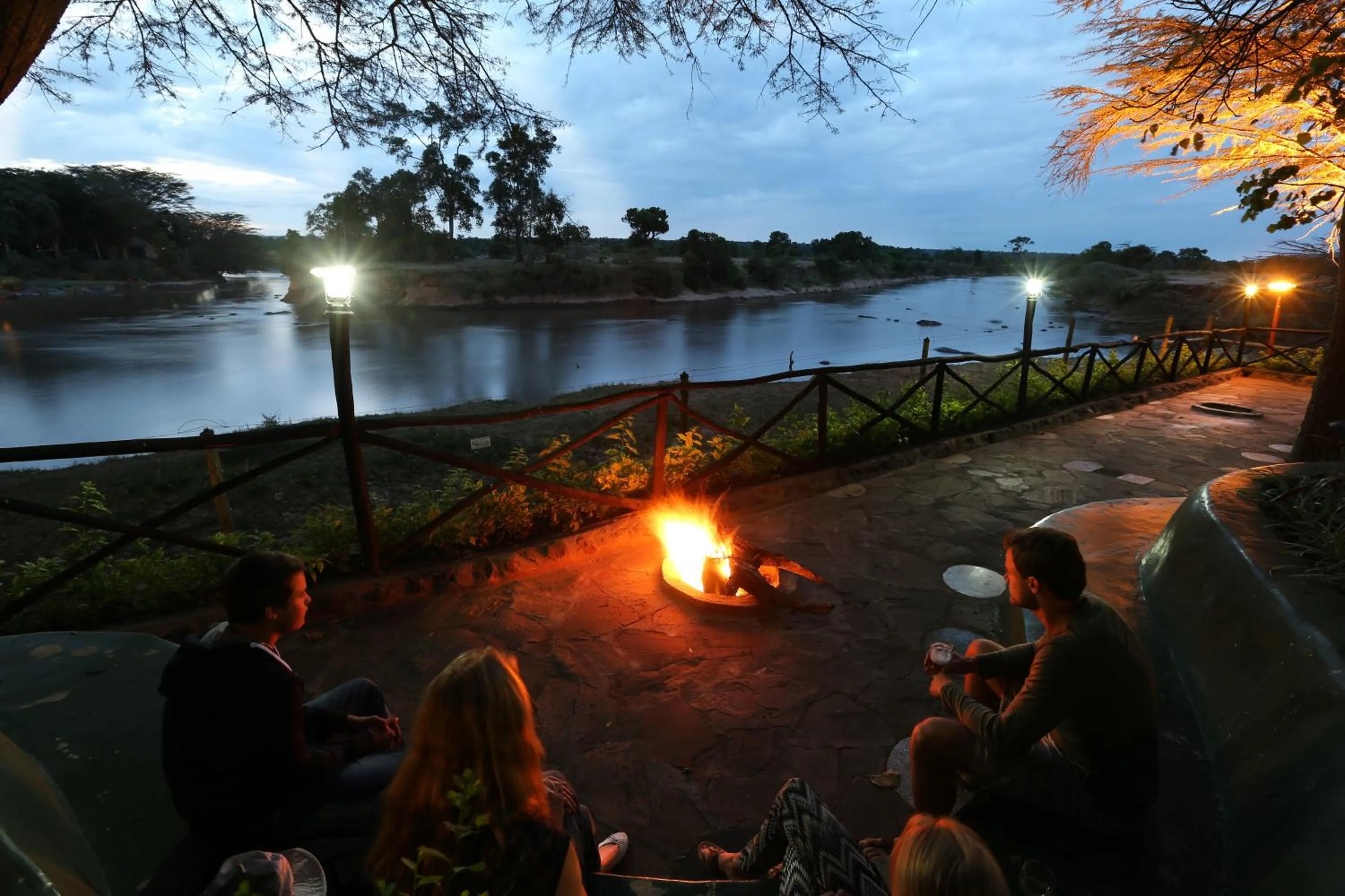 Patio in Mara River Lodge