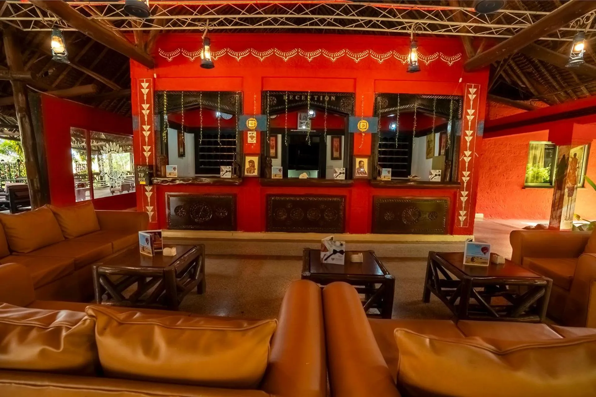 Lobby or reception in Muthu Mara River Lodge