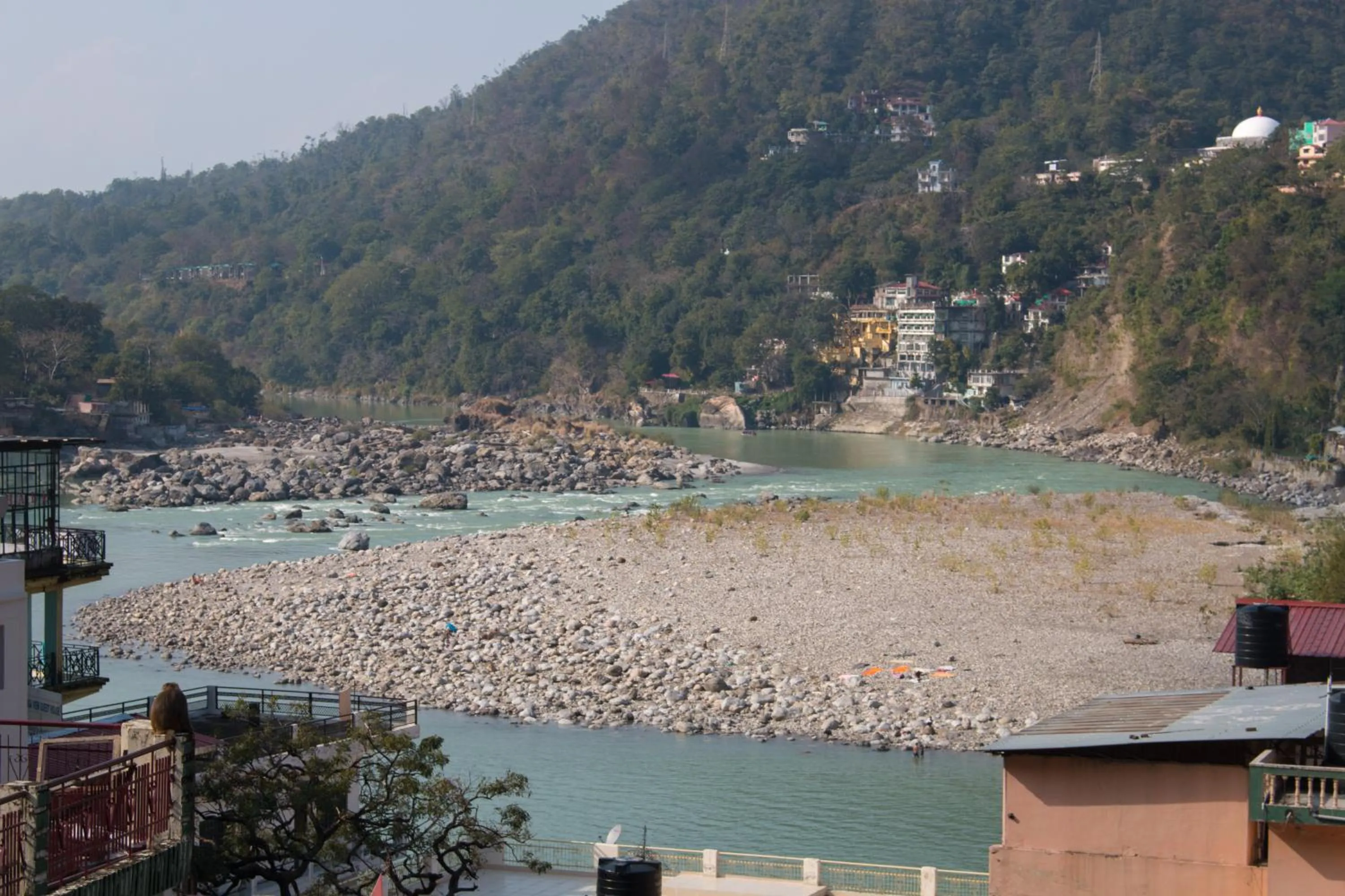 Balcony/Terrace in Hotel Golden Crown Laxman Jhula