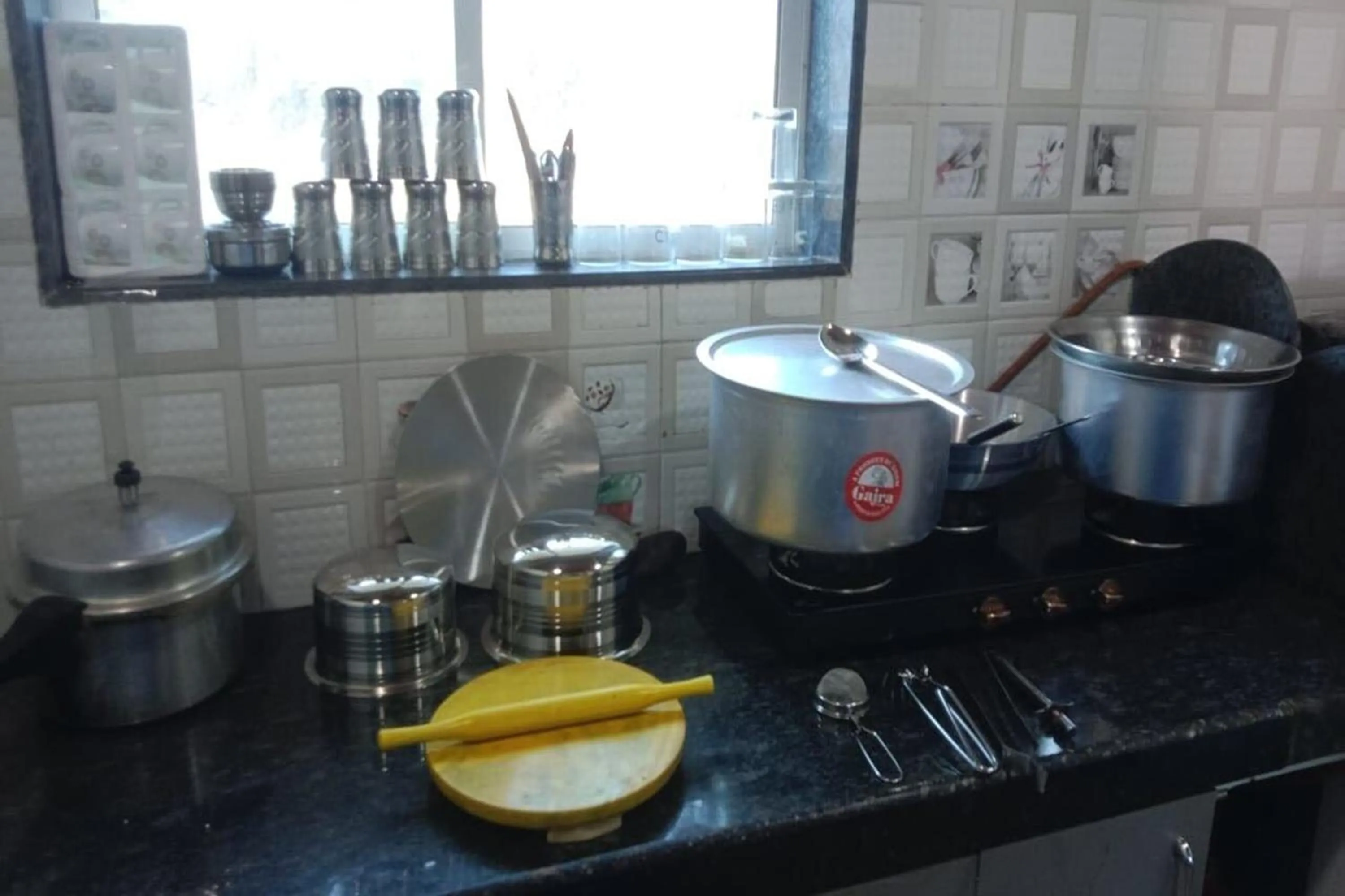 Kitchen or kitchenette in Saubhagya Villa