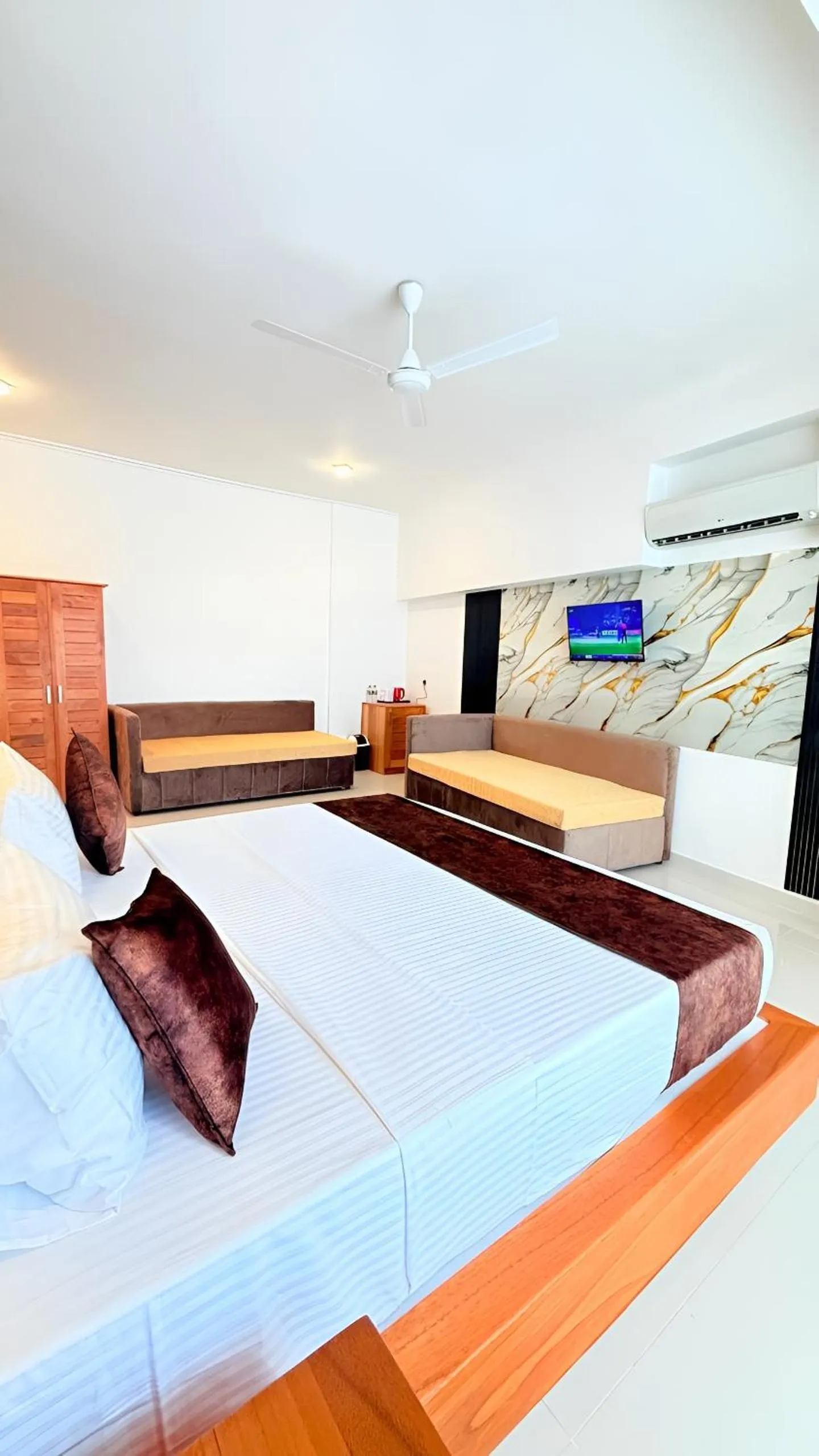 Bed in Sevonra Beach Resort