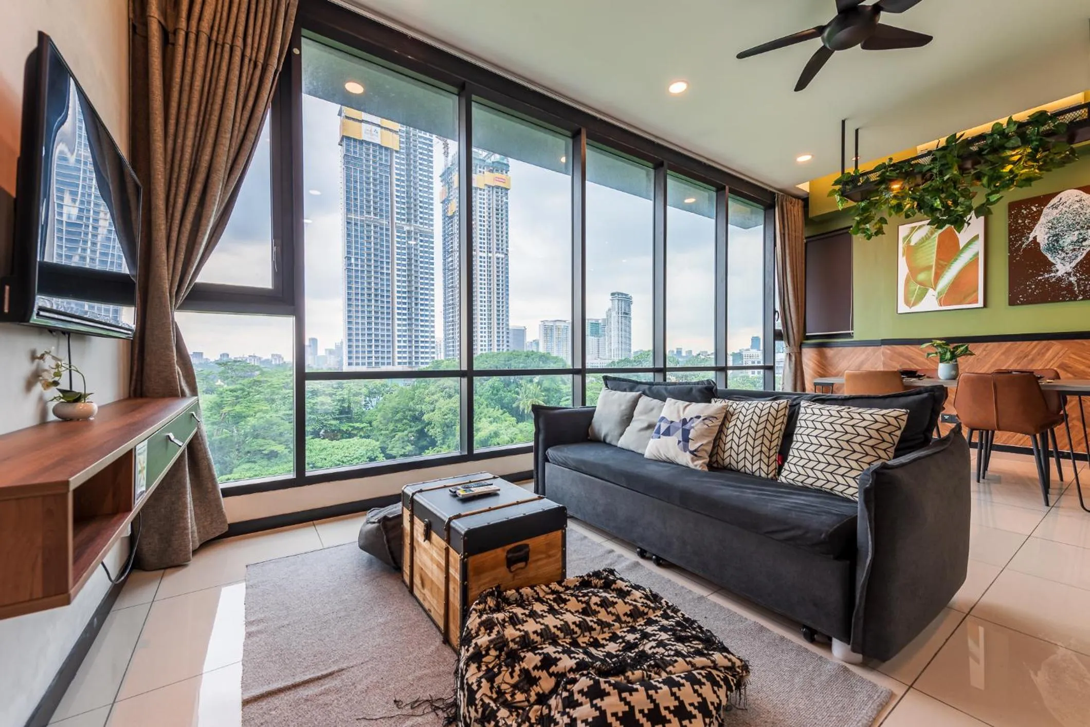 Living room in Opus Residences by Centurypro