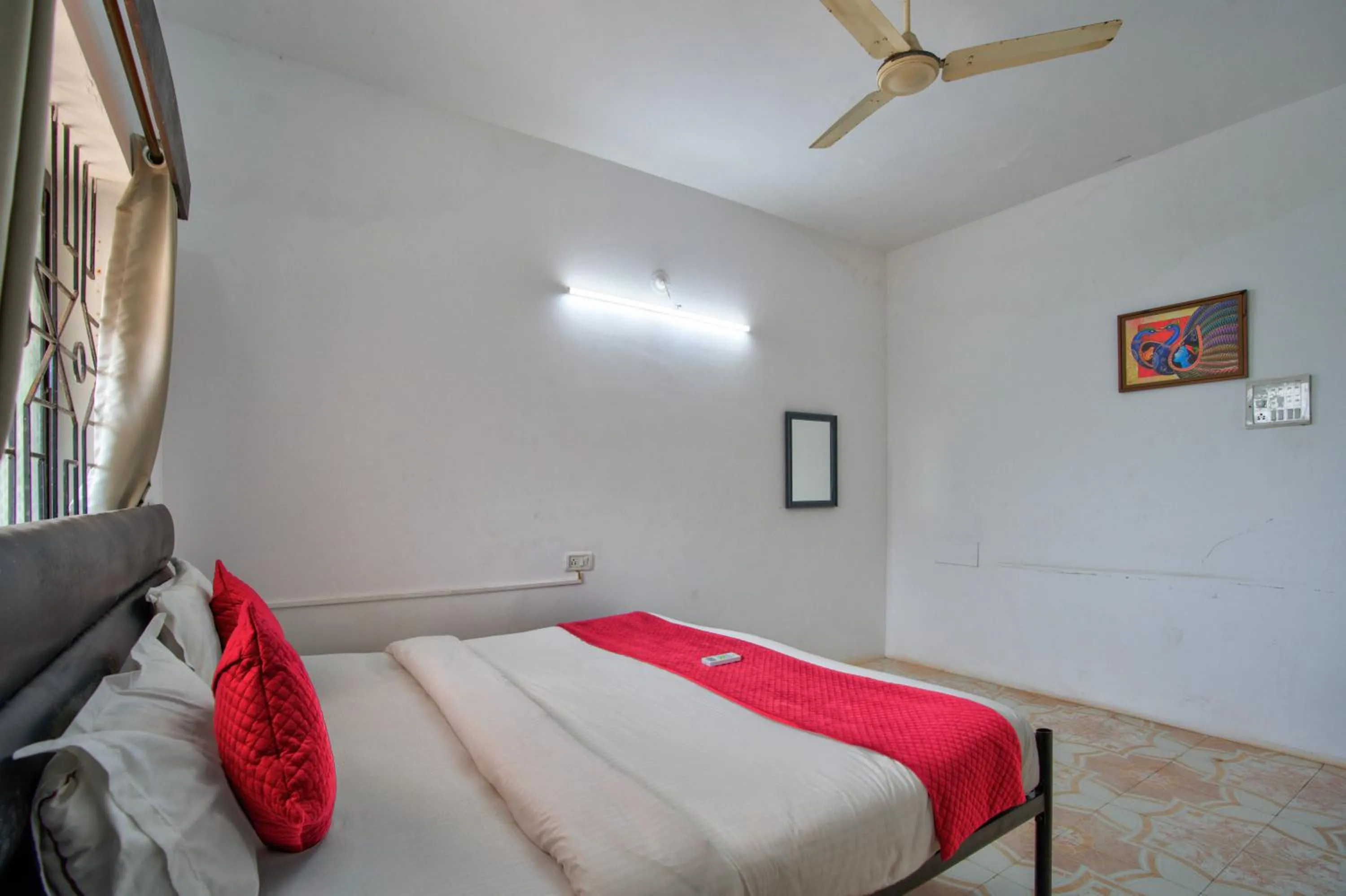 Bed in Swizel Nook Stay