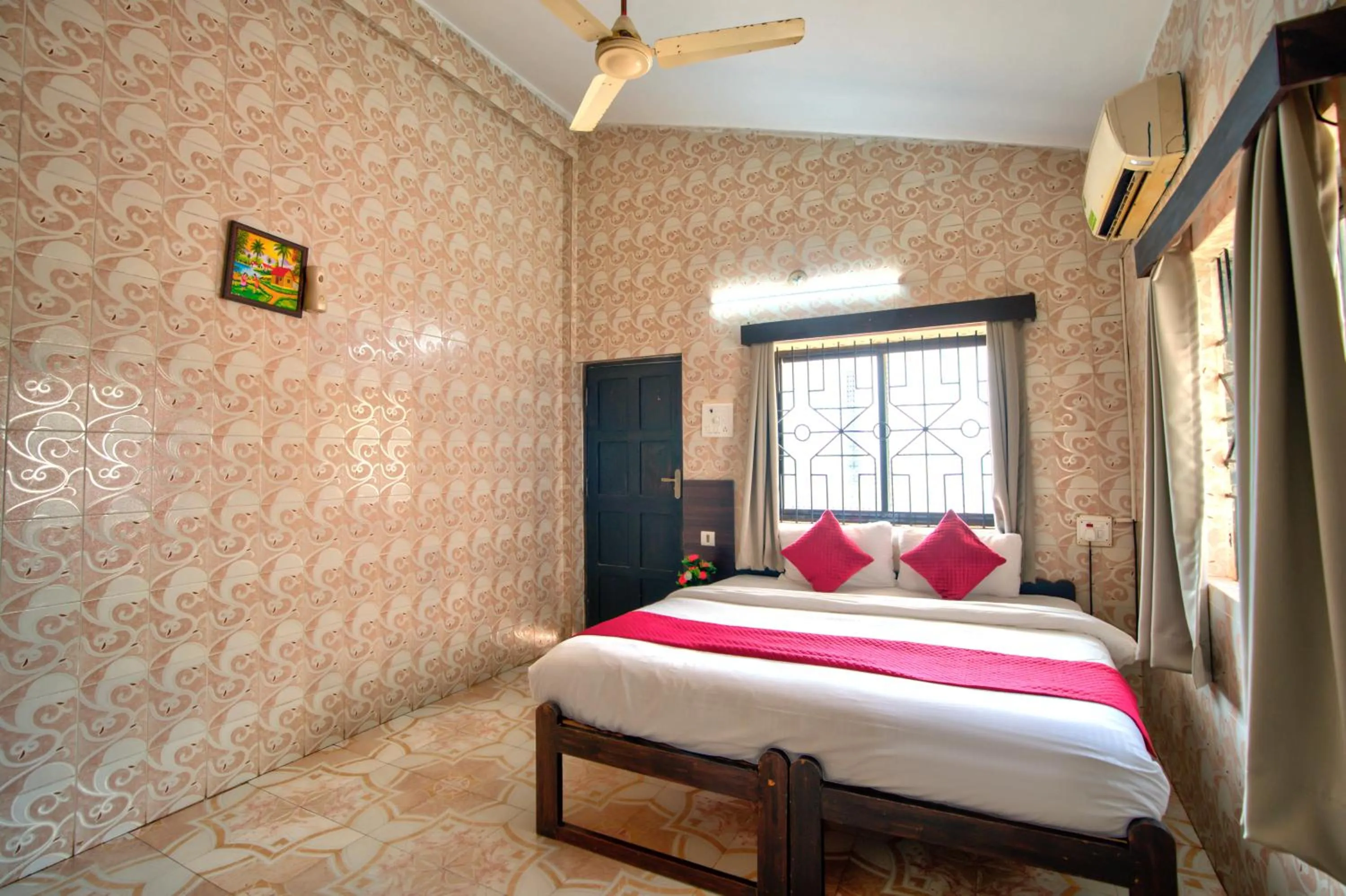 Bed in Swizel Nook Stay