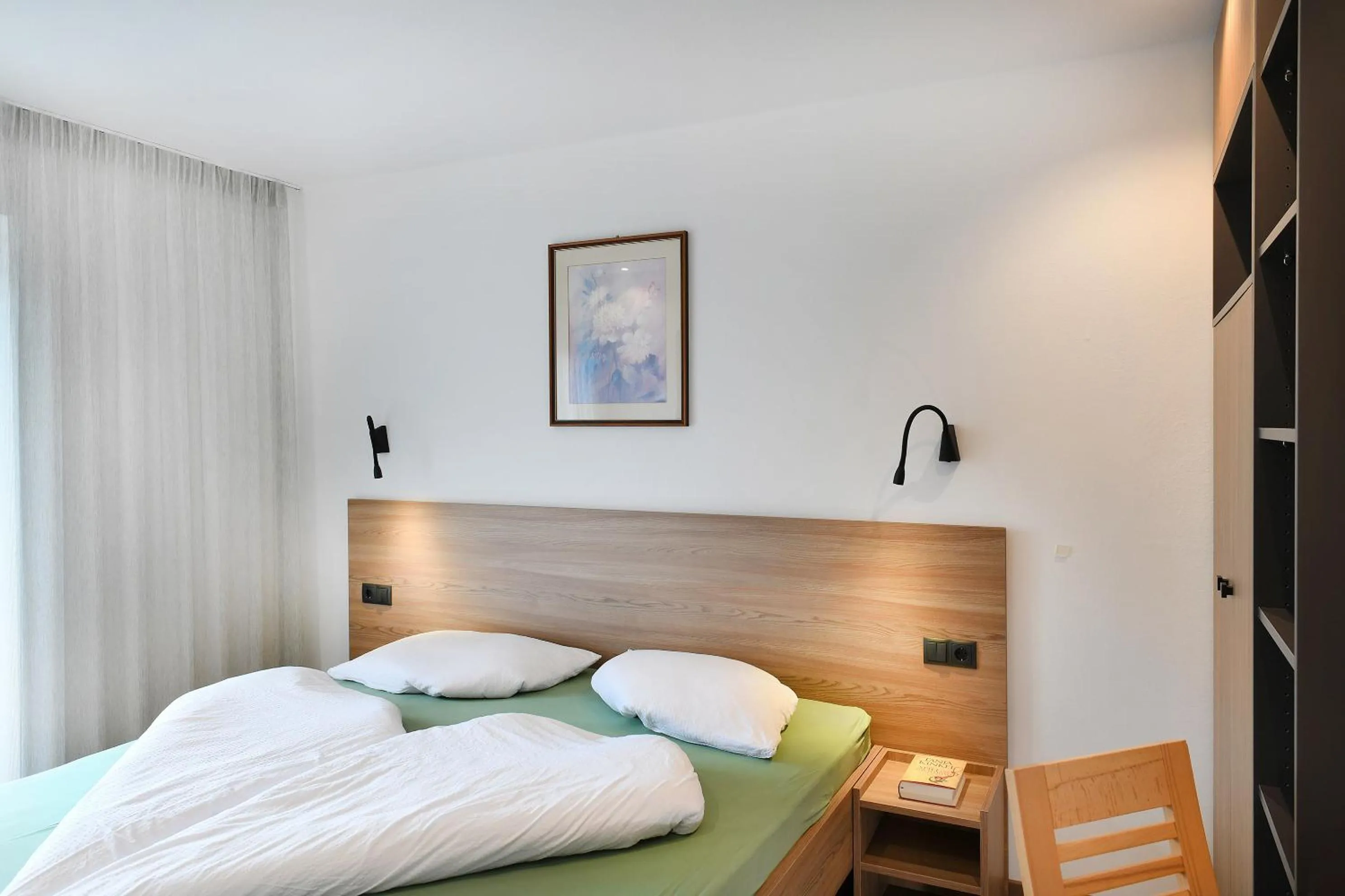 Shower, Bed in Haus Rosengarten