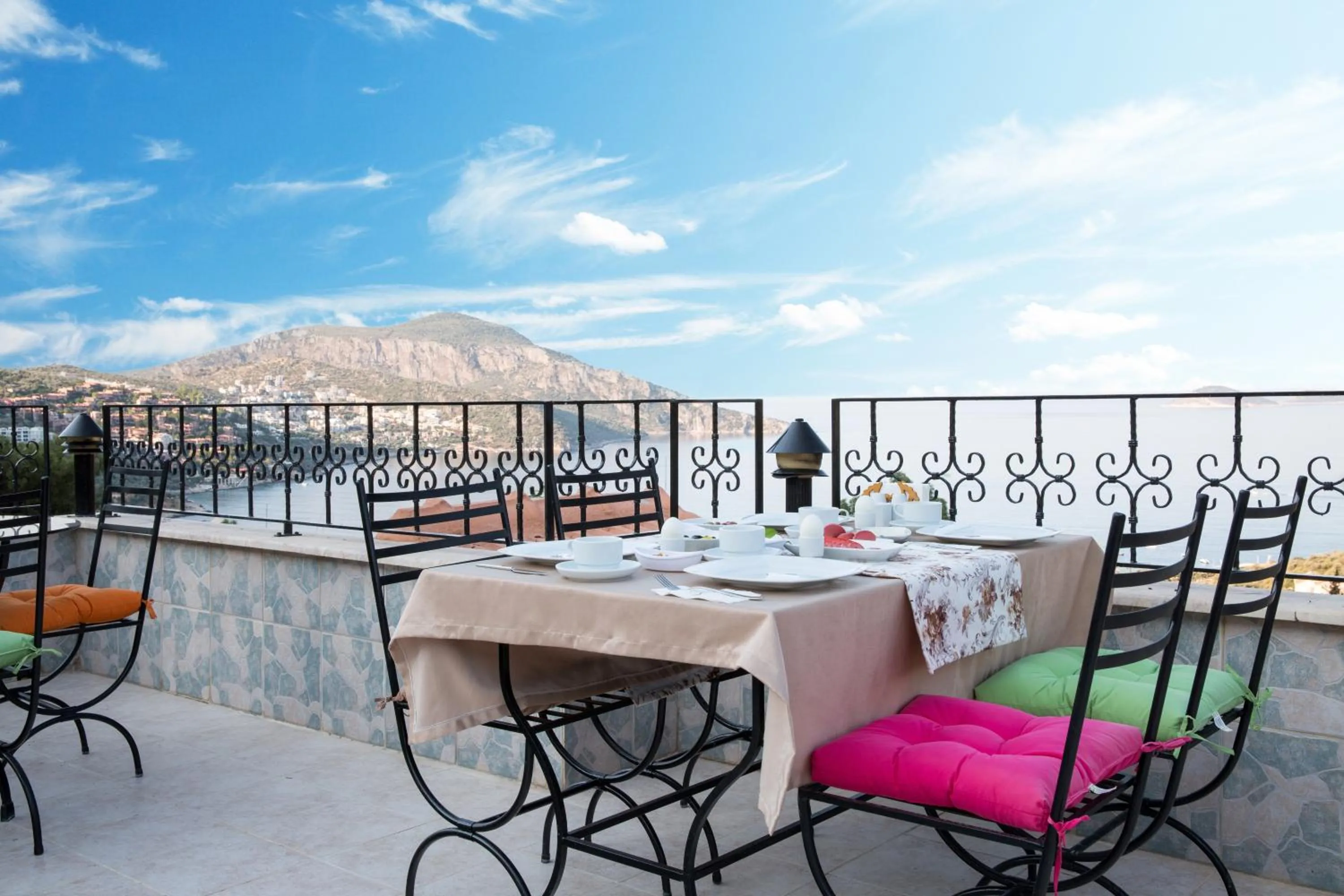 Balcony/Terrace in Enda Boutique Hotel Kalkan