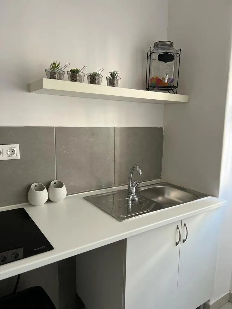 Kitchen or kitchenette in Alvalade II Airport Guest House