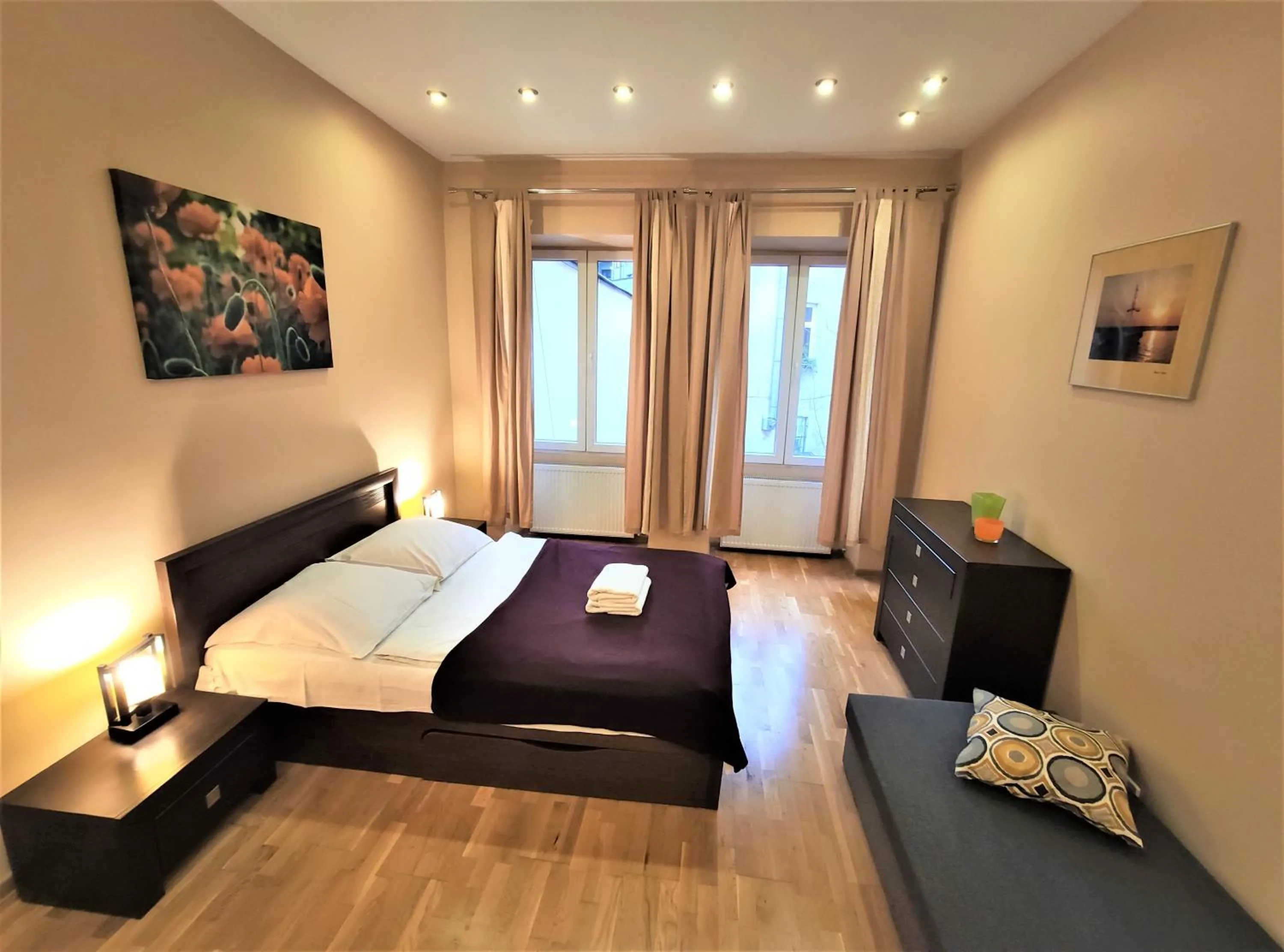 Bedroom, Bed in Abak Krakow Apartment