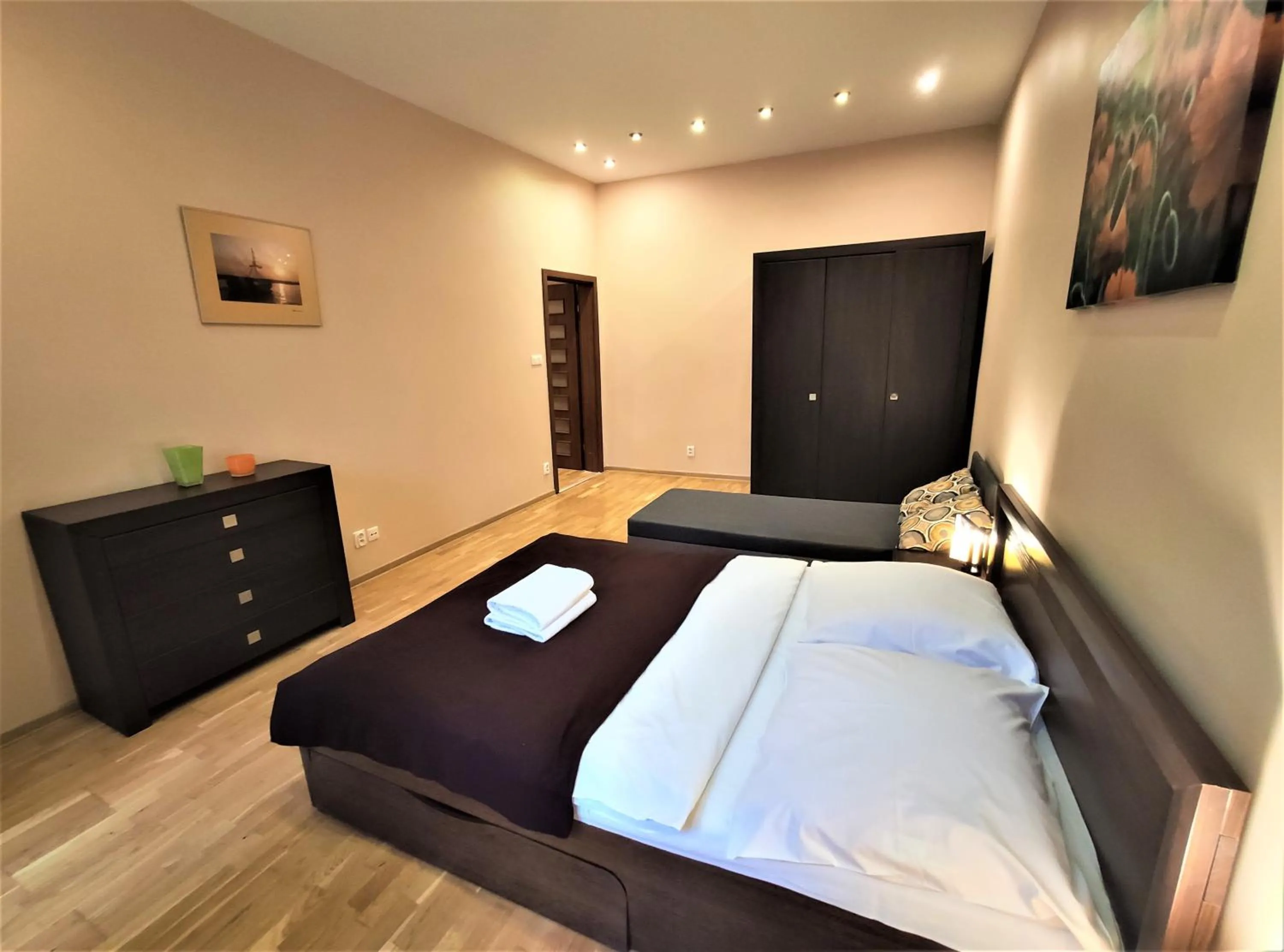 Bedroom, Bed in Abak Krakow Apartment