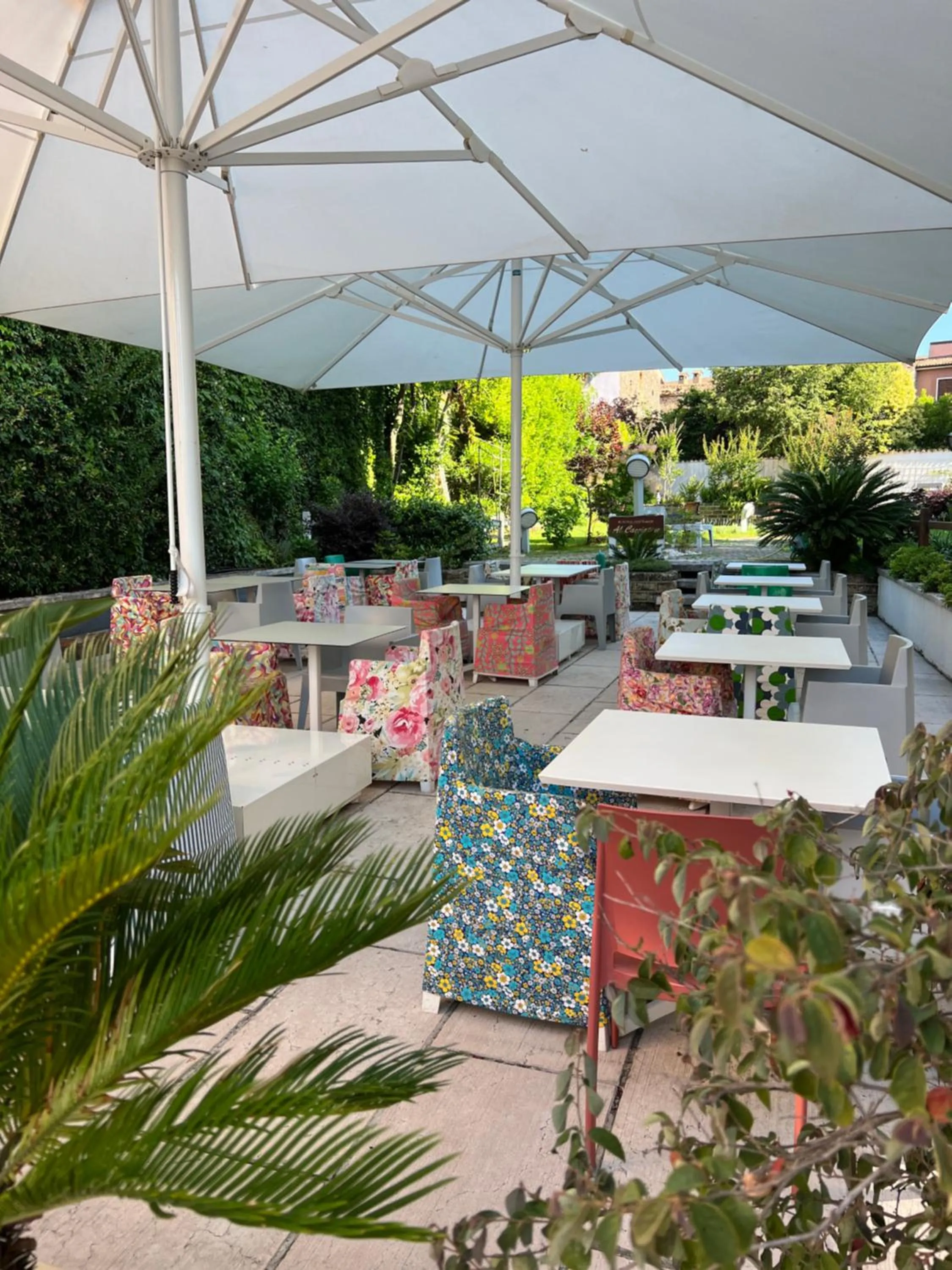 Patio in Albergo Al Cacciatore Tortellinando