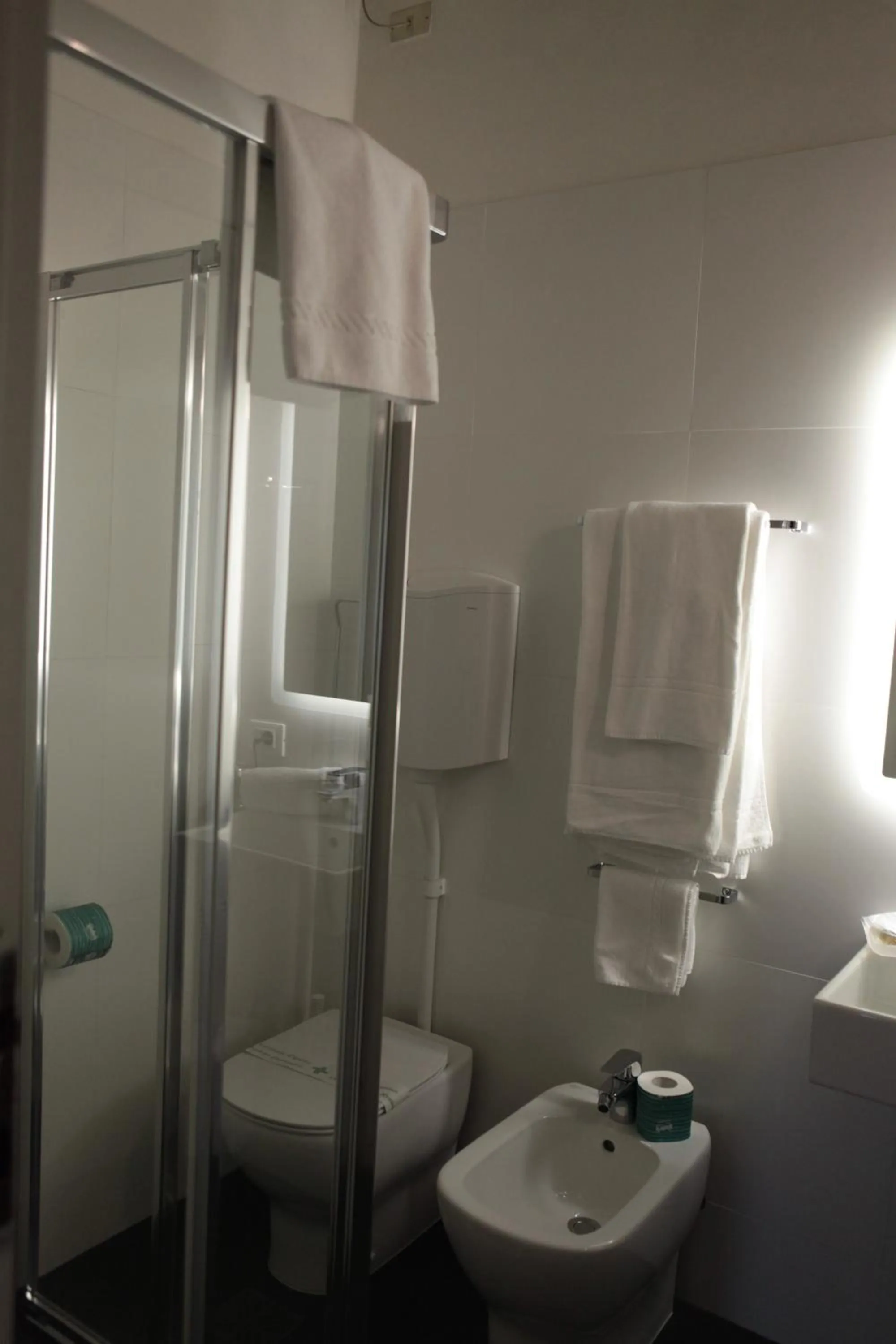 Shower in Albergo Al Cacciatore Tortellinando