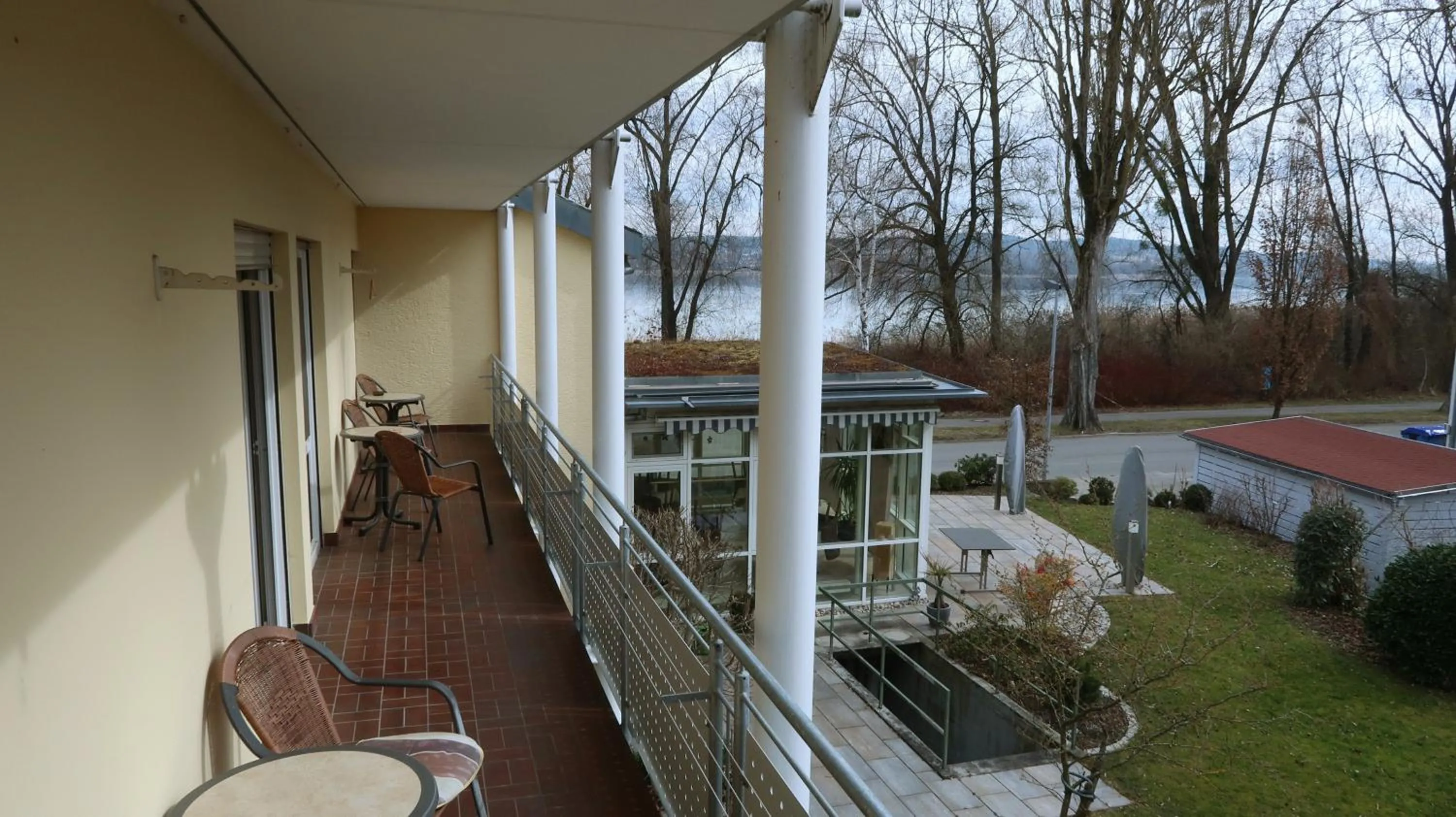 Garden view in Hotel Christine