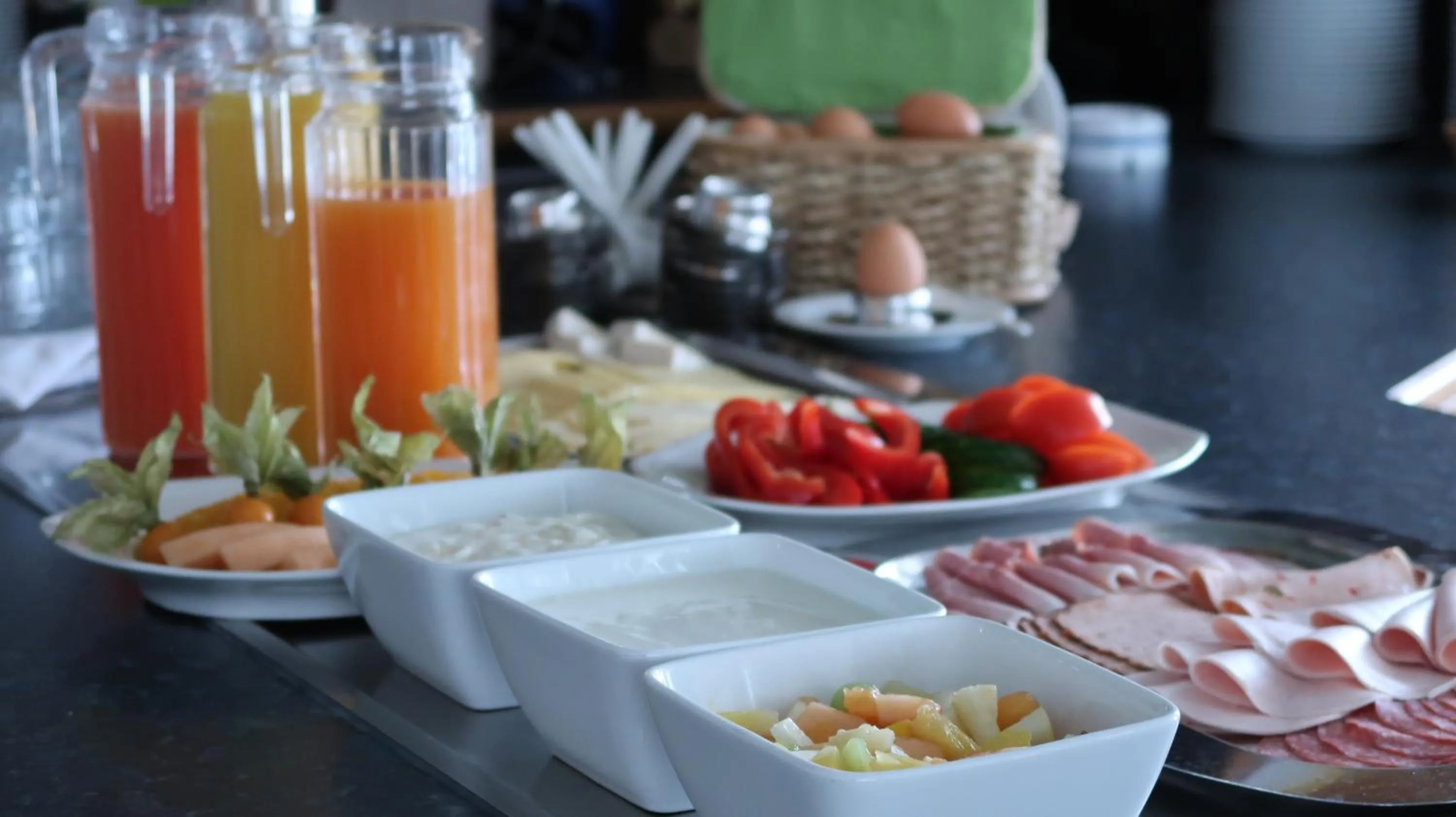 Buffet breakfast in Hotel Christine