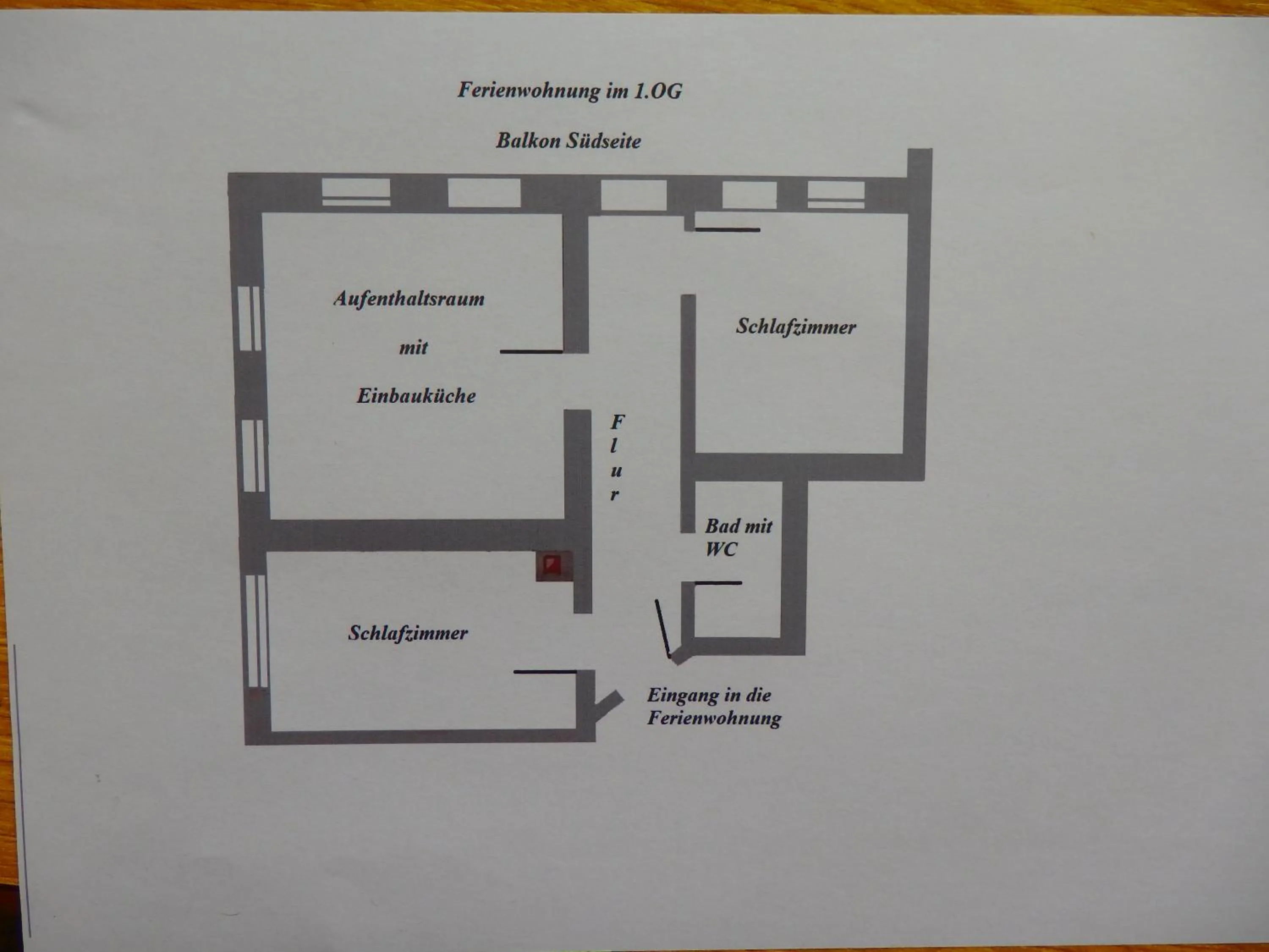 Floor plan in Apartment Rothenlehen