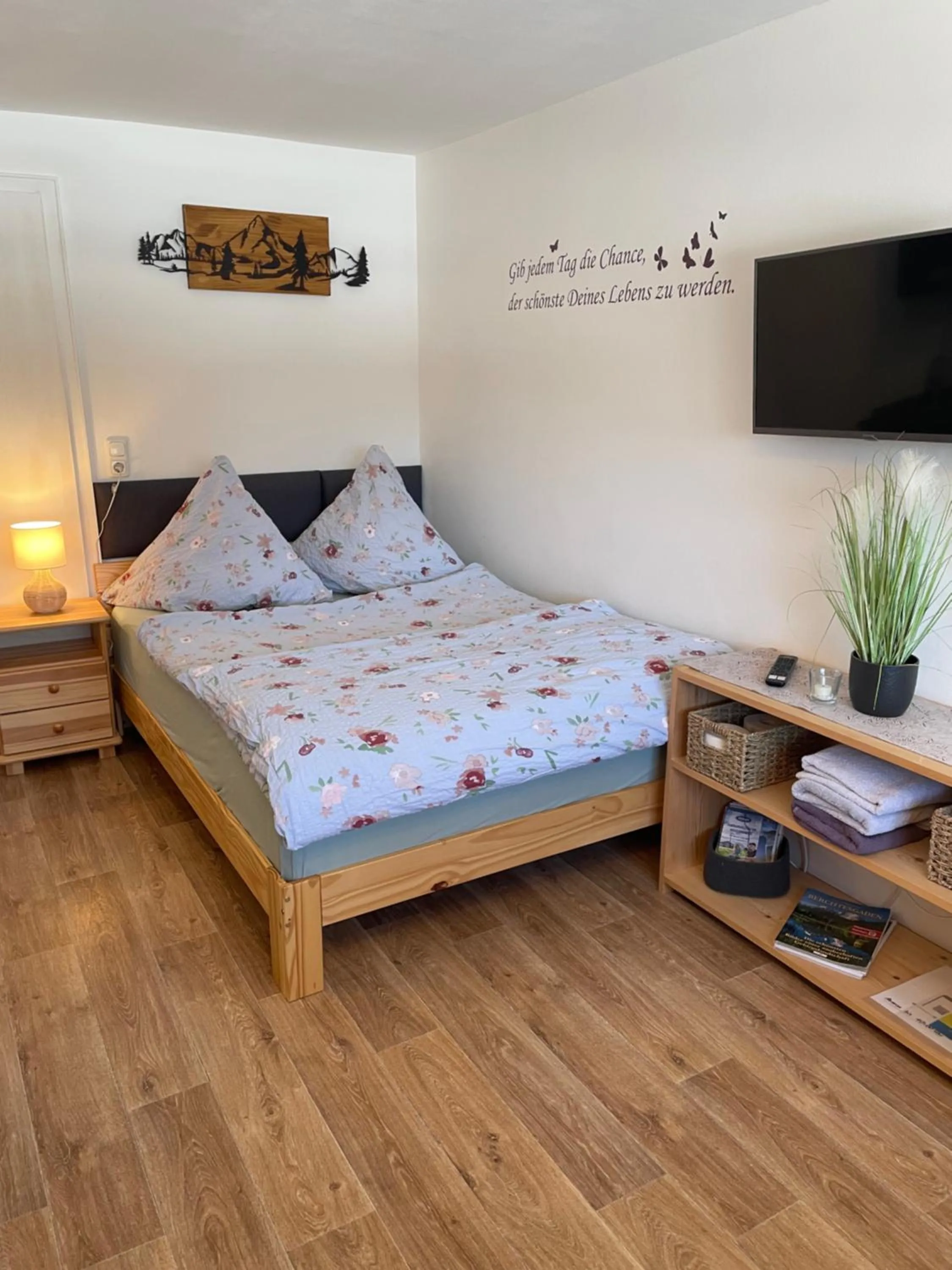 Bed in Apartment Rothenlehen
