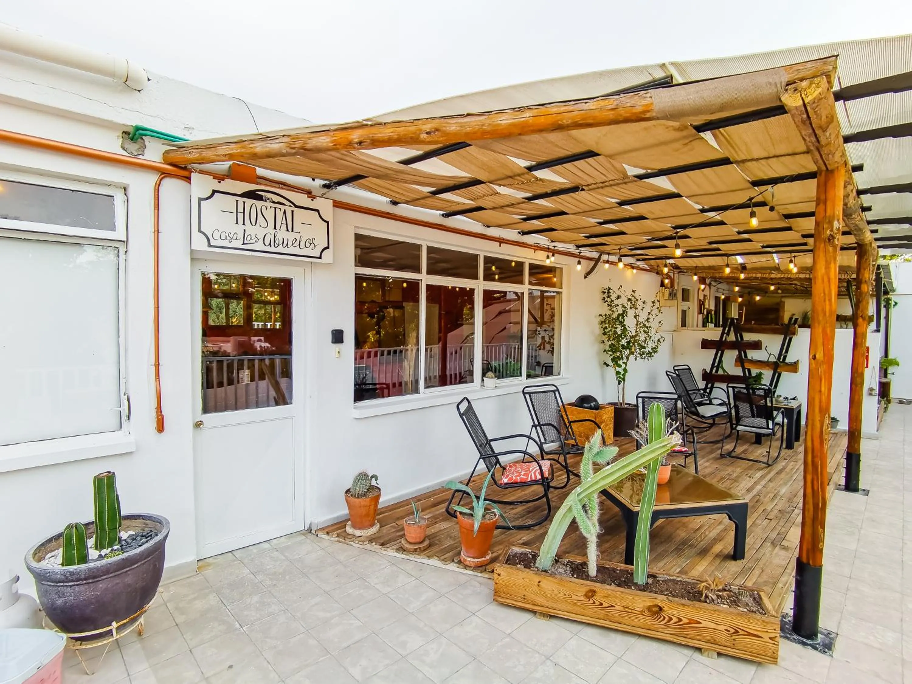 Patio in Hotel Casa los Abuelos