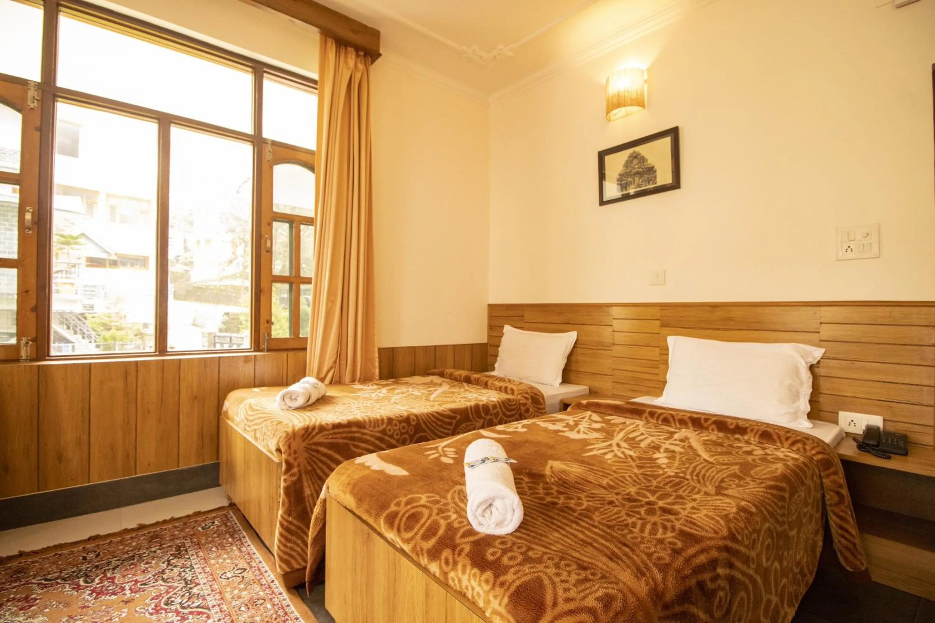 Bed in WOW STAYZ2 Hotel The Lodge