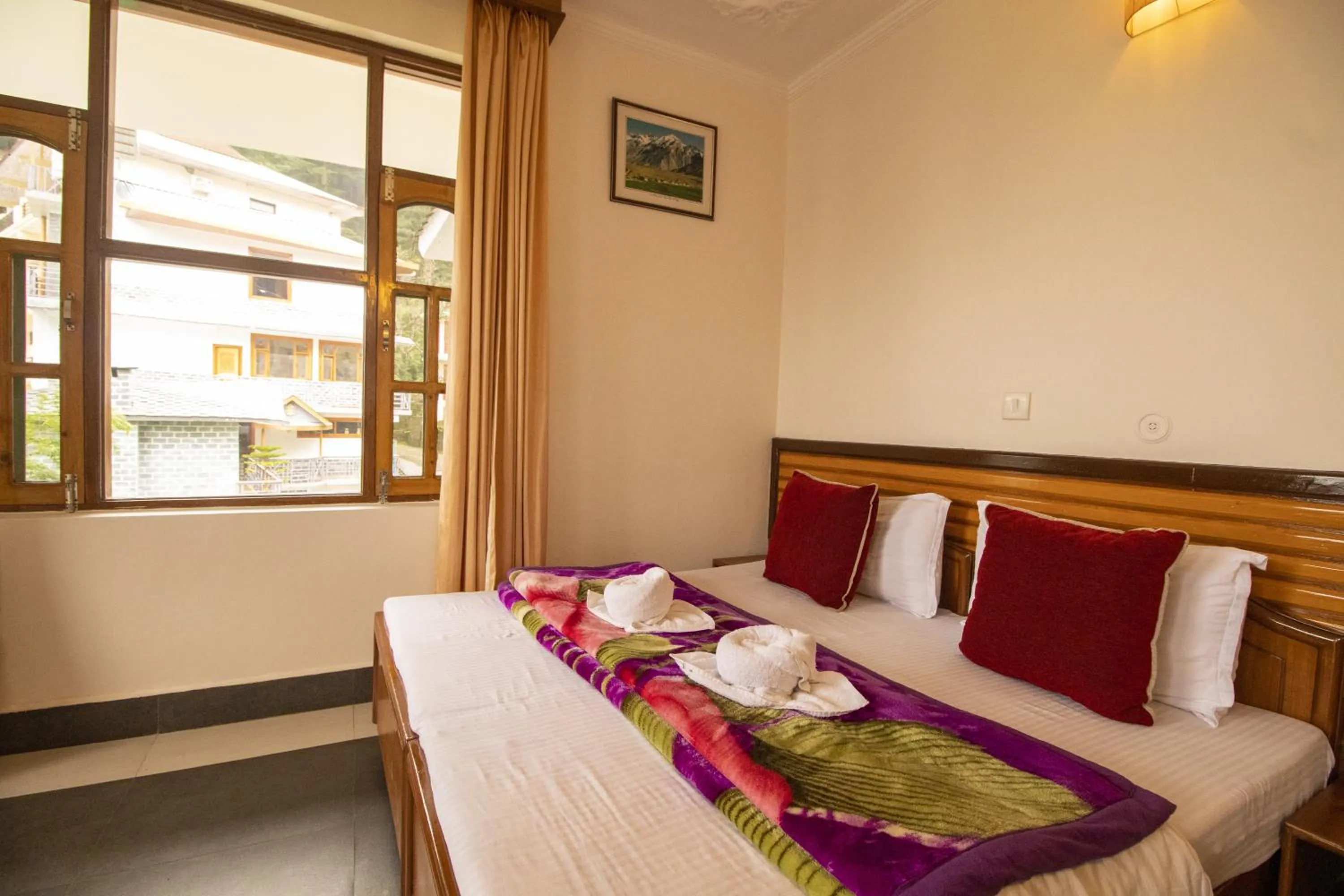 Bed in WOW STAYZ2 Hotel The Lodge