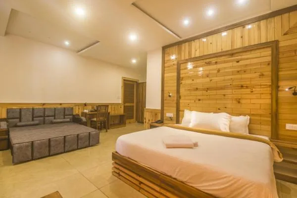 Photo of the whole room, Bed in WOW STAYZ2 Hotel The Lodge