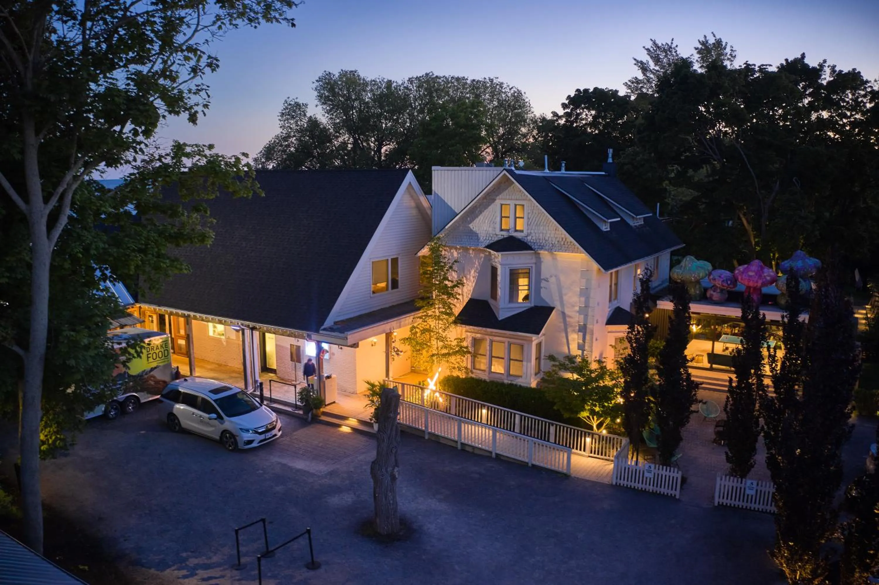 Property building in Drake Devonshire and Motor Inn