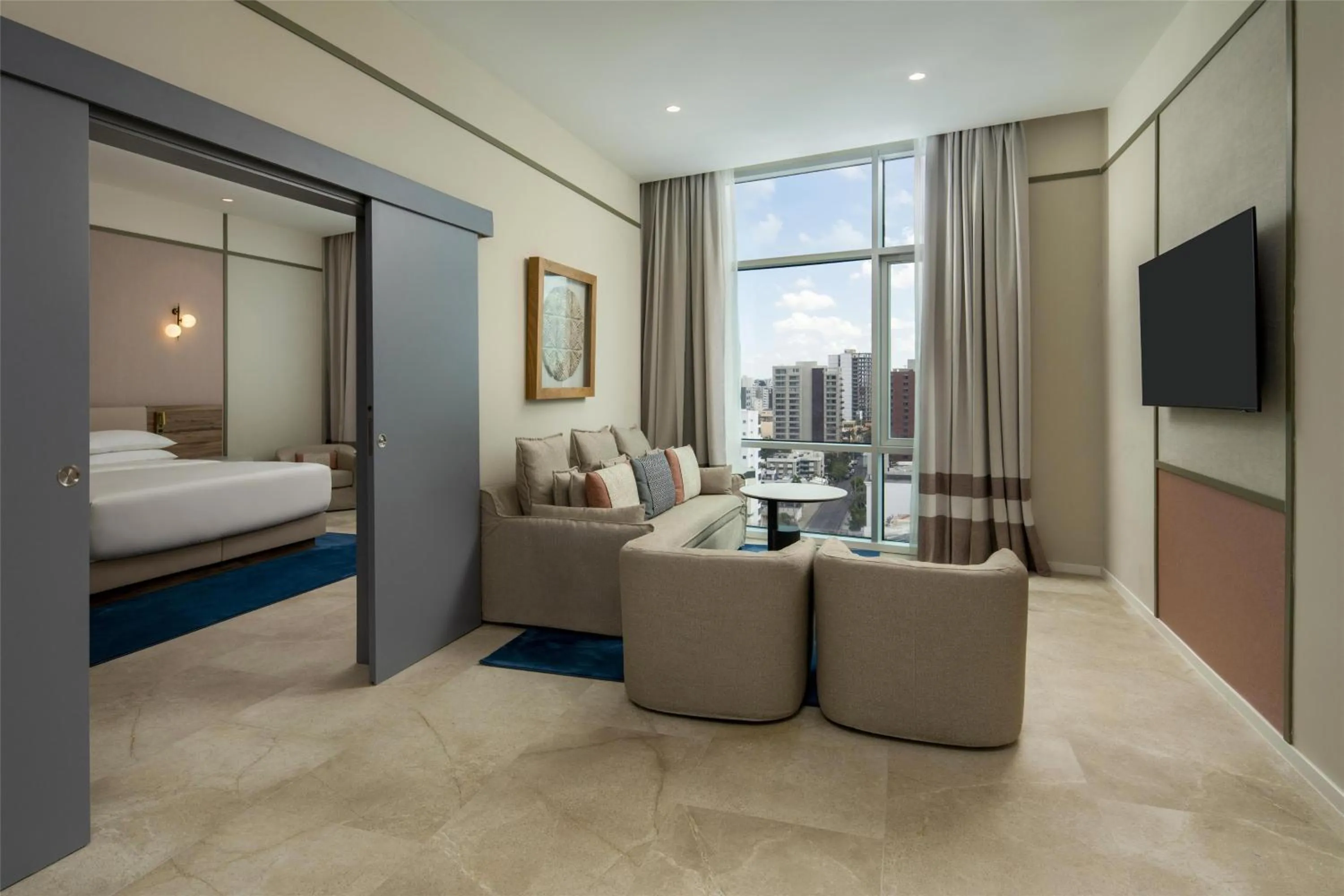 Photo of the whole room, Bed in Hyatt Centric Santo Domingo