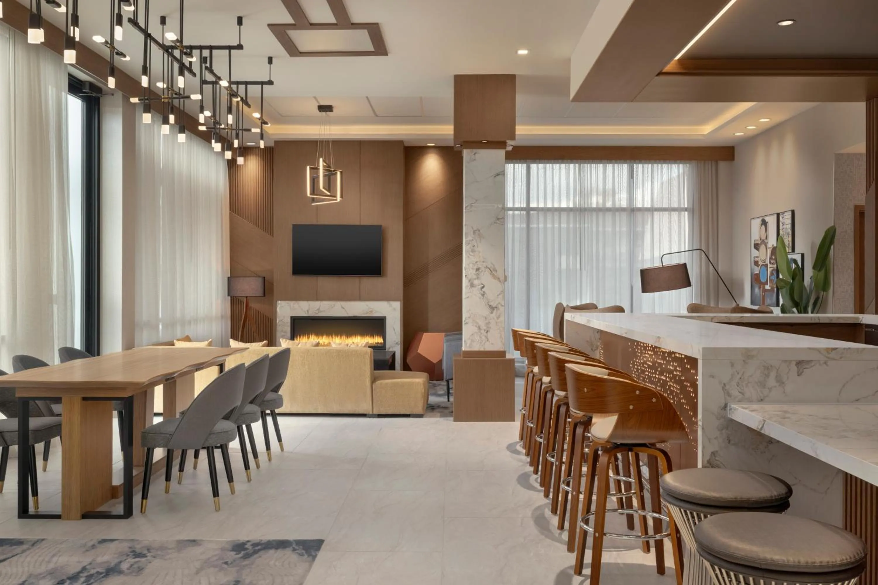 Lounge or bar in Hyatt Place Windsor