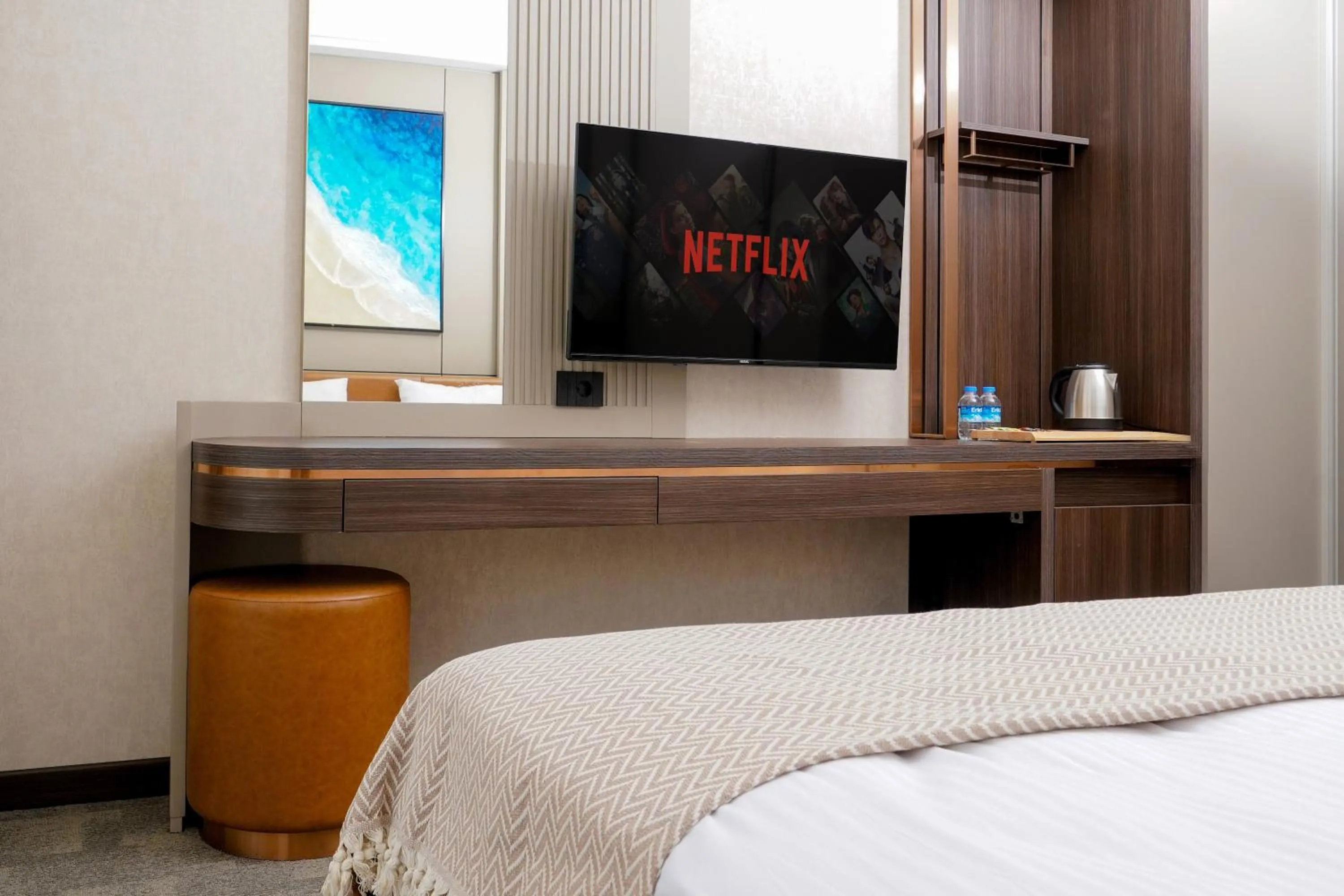 Bed in Byon Hotel Şile