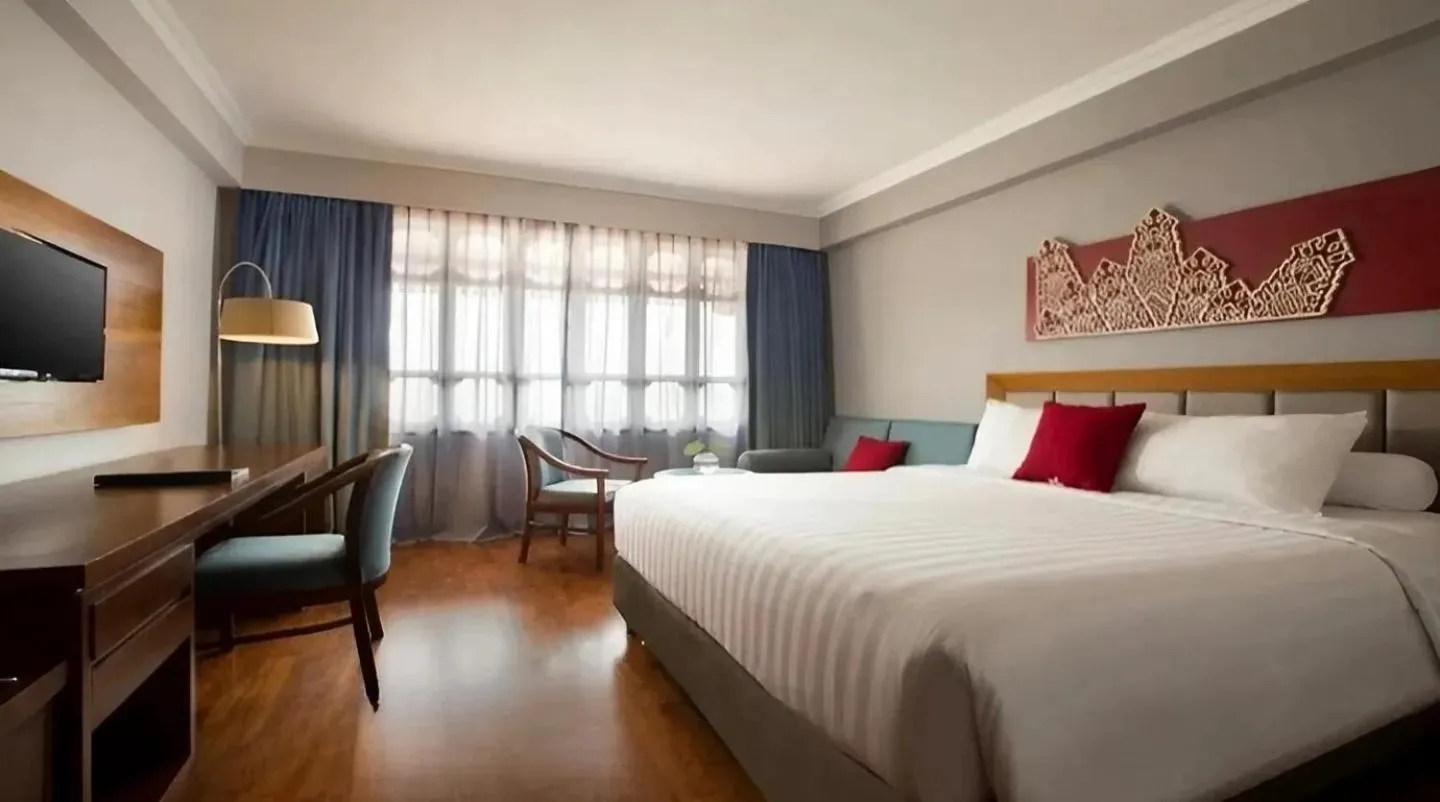 Bed in Monopoli Hotel Bukittinggi