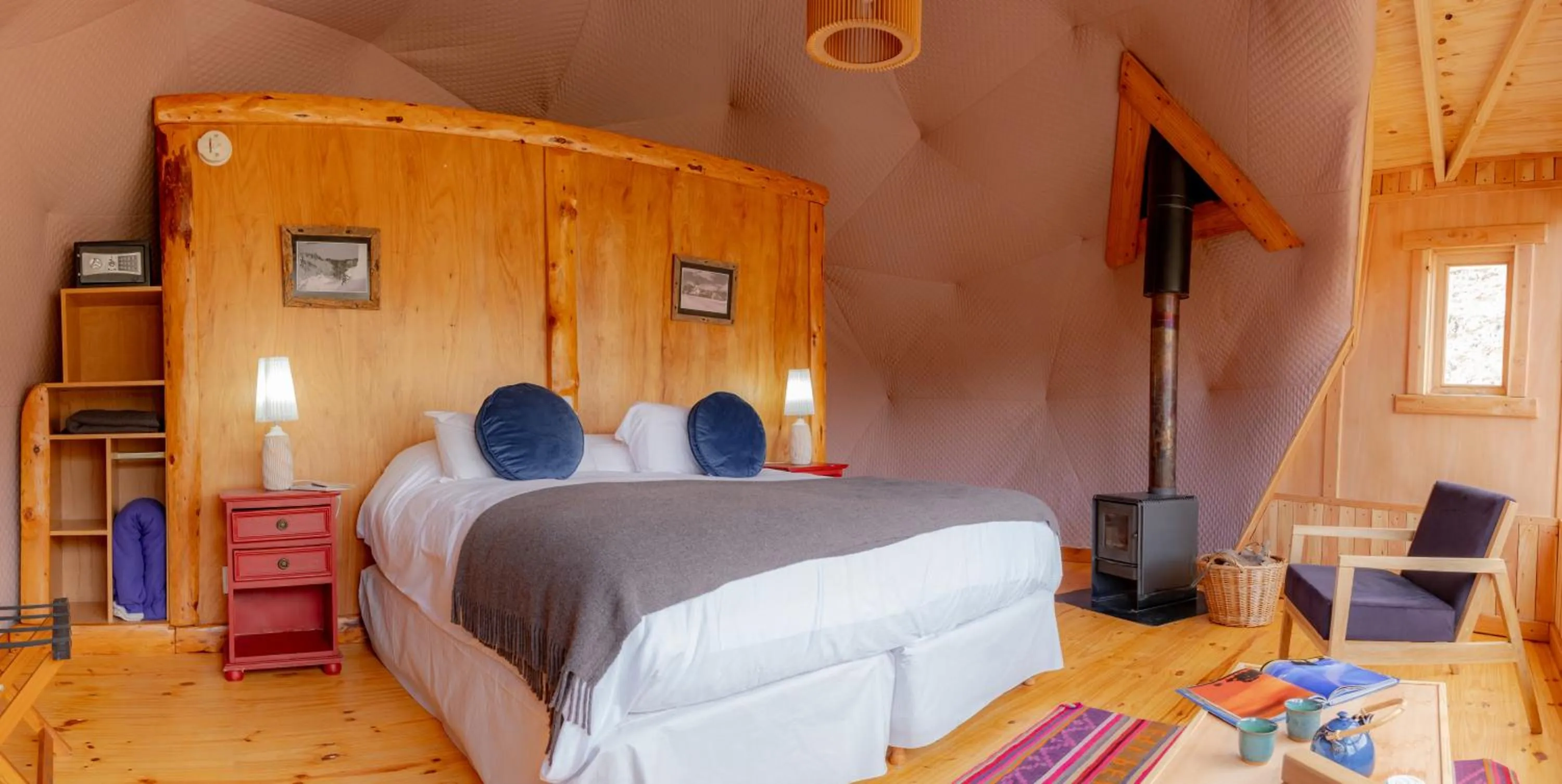 Bed in Patagonia Eco Domes