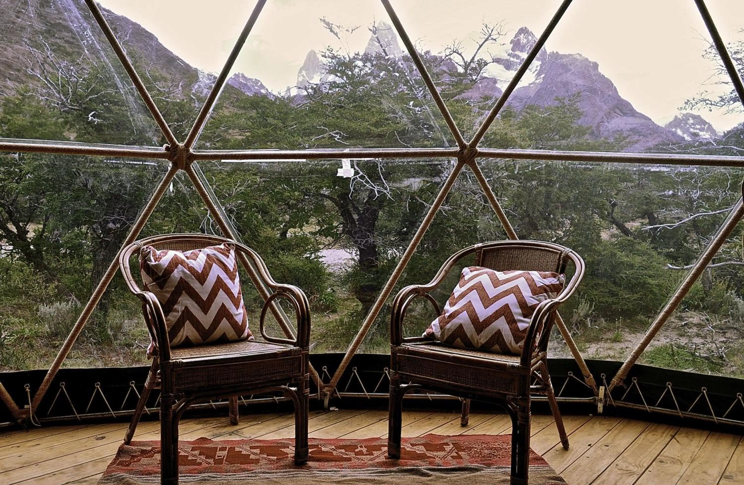 View (from property/room) in Patagonia Eco Domes