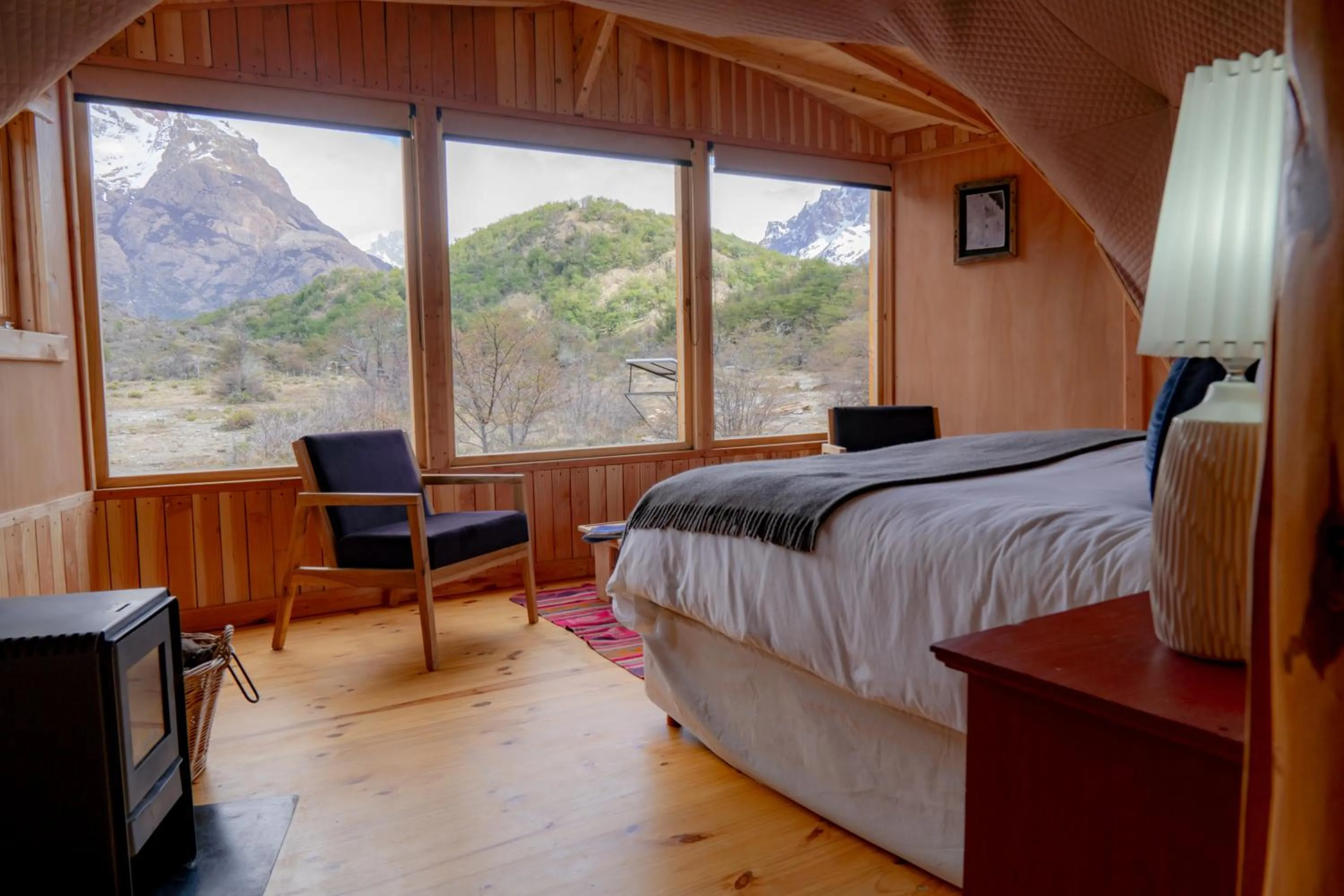 Bed in Patagonia Eco Domes