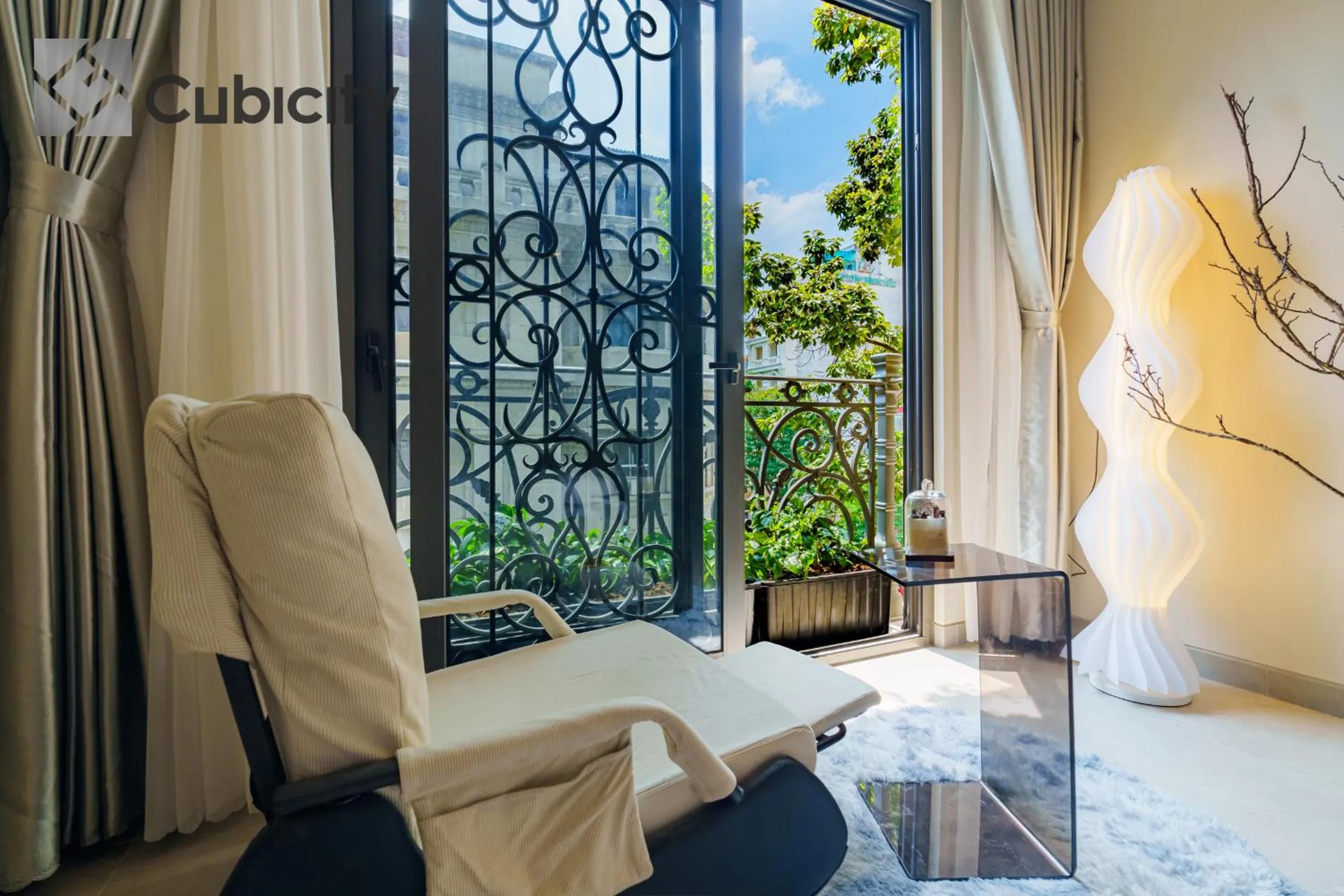 Balcony/Terrace in Cubicity Wall Street House